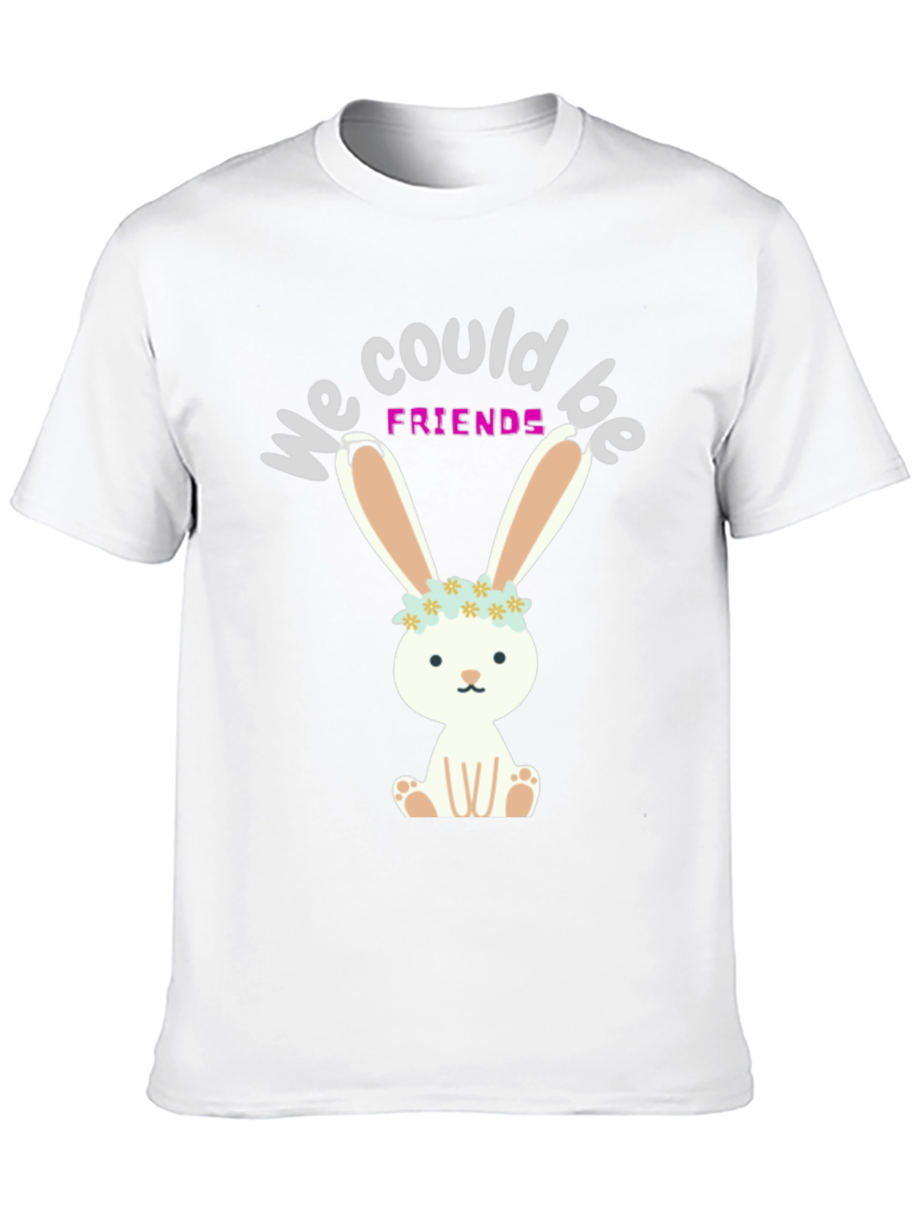 Black Bunny Friends Graphic T-Shirt view 10