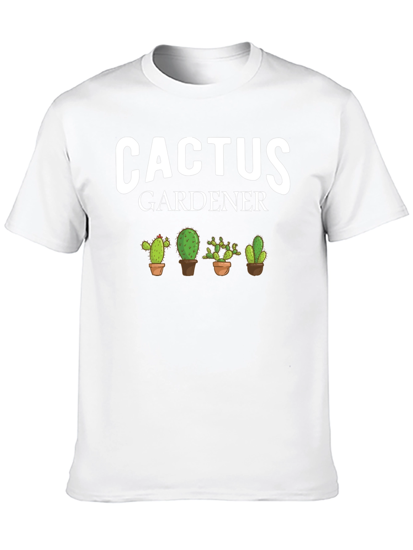 Black Cactus Gardener Graphic T-Shirt view 10