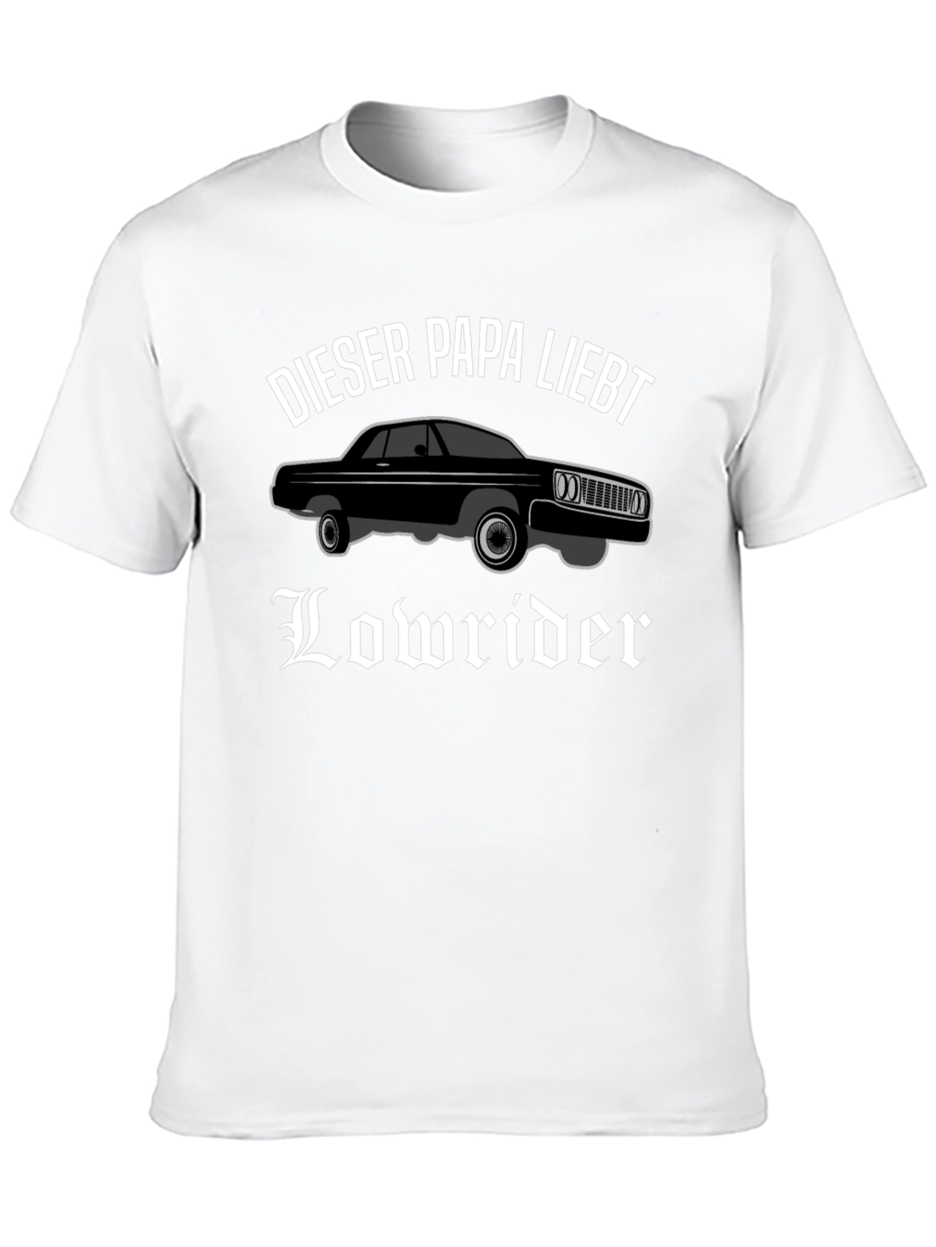 Black Lowrider Dad T-Shirt - Black Car Lover Tee view 10
