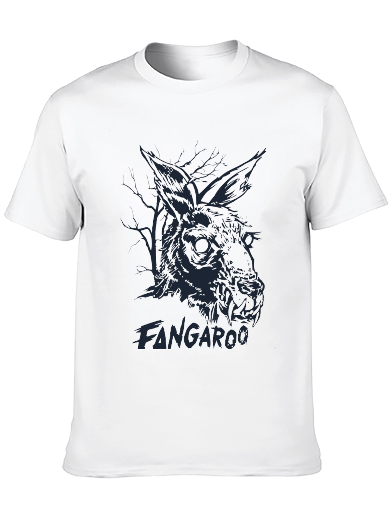 Black Fangaroo Graphic T-Shirt view 10