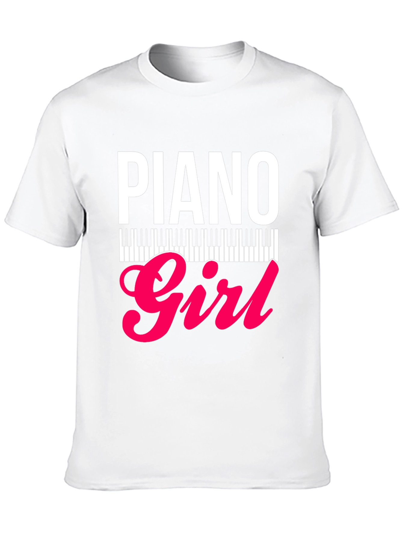 Black Piano Girl Graphic Tee - Musician's Style view 10
