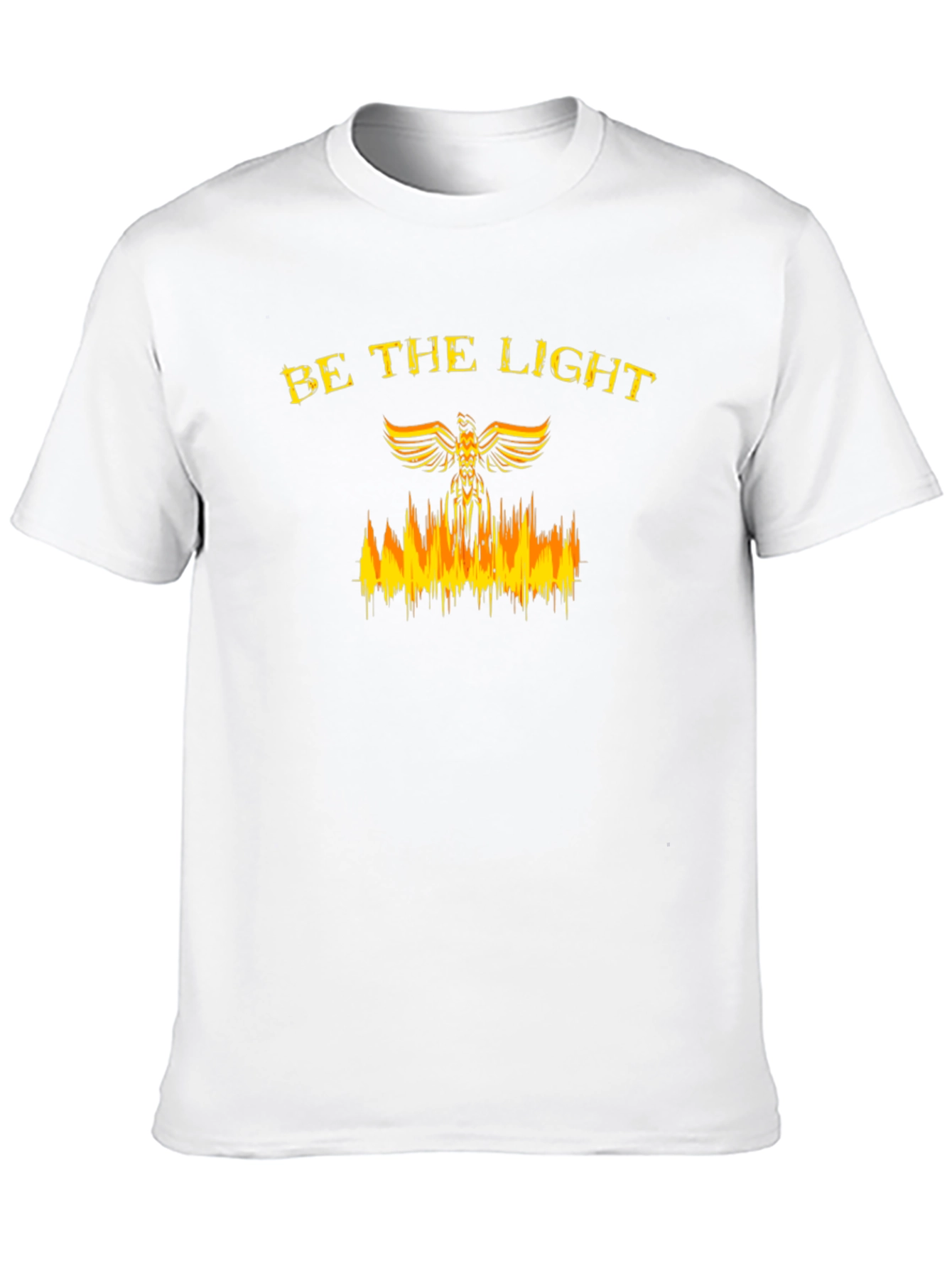 Black Be The Light Graphic Tee - Stylish Black T-Shirt view 10