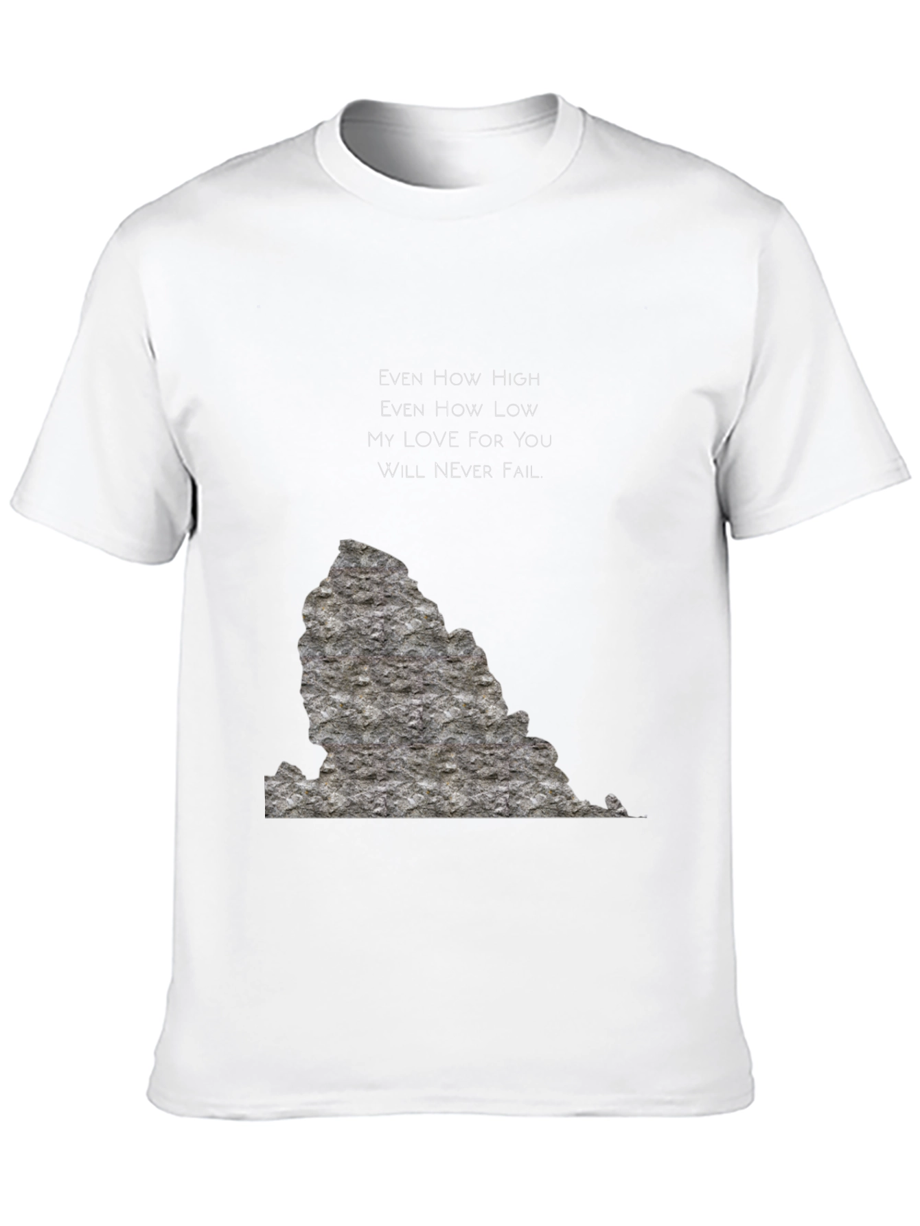 Black Love Will Never Fail Graphic Tee view 10