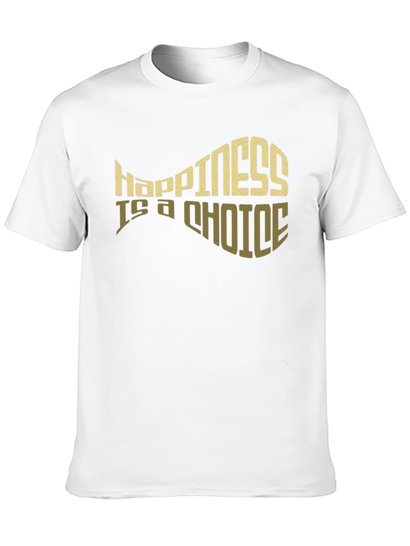 Black Happiness is a Choice Graphic Tee - Black view 10