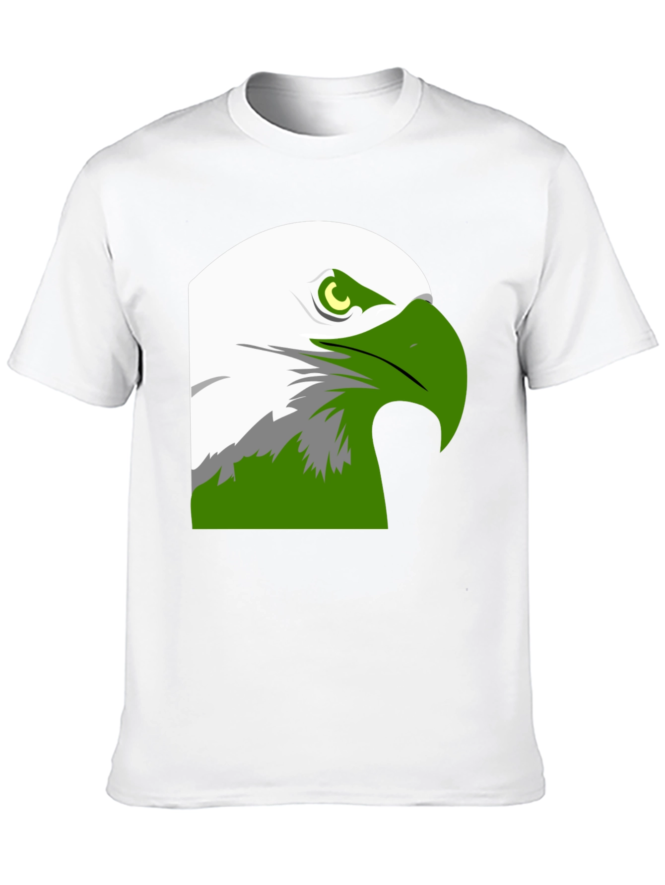 Black Bold Eagle Graphic Tee - Black Cotton Blend view 10