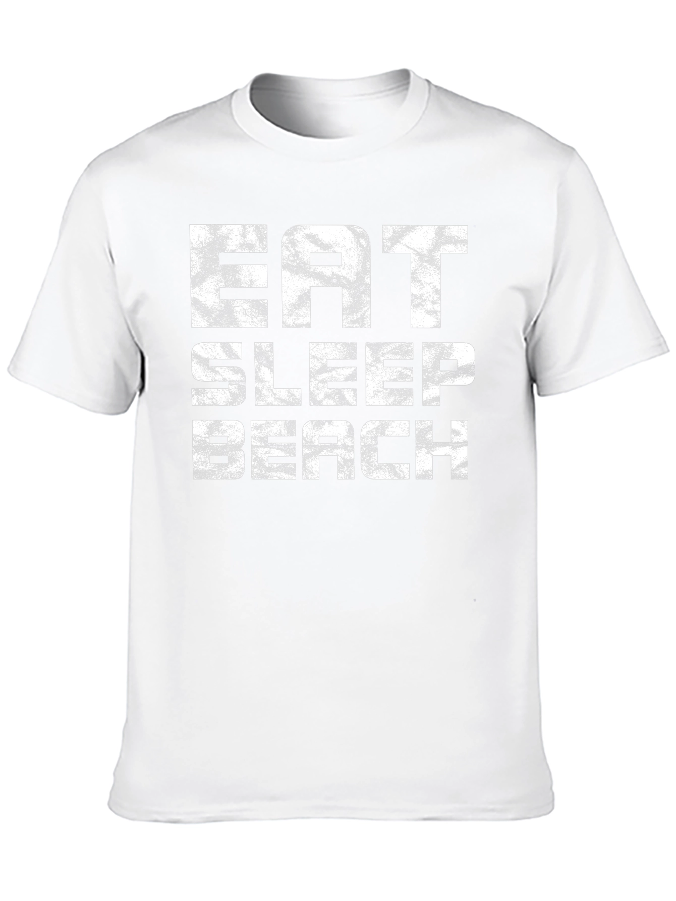 Black Eat Sleep Beach Black T-Shirt view 10