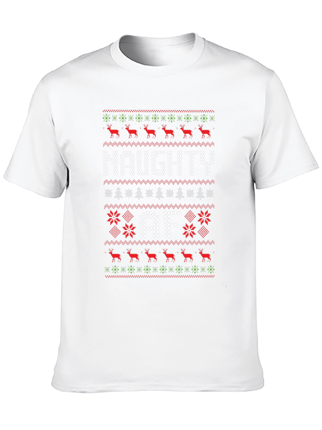 Black Naughty AF Christmas Sweater T-Shirt view 10