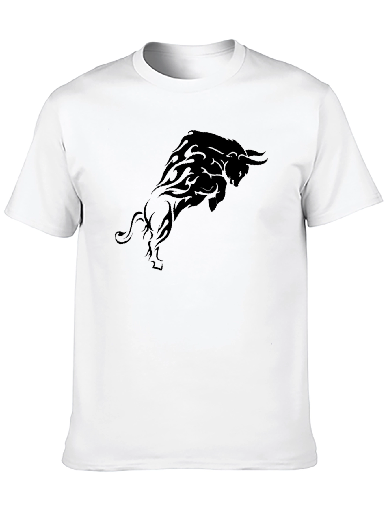 Black Black Bull Graphic T-Shirt - Bold Statement Tee view 10
