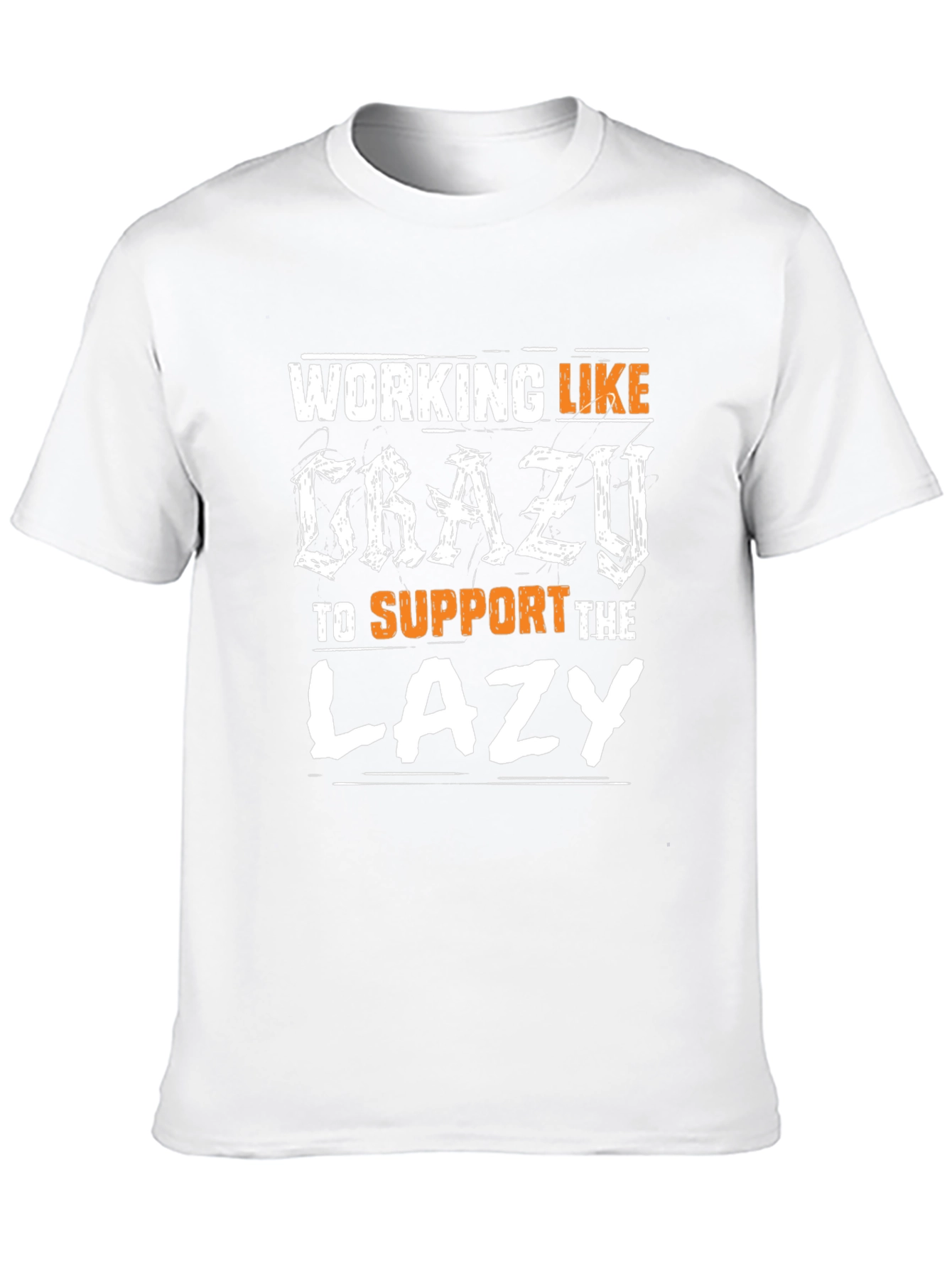 Black Working Like Crazy T-Shirt - Unisex view 10