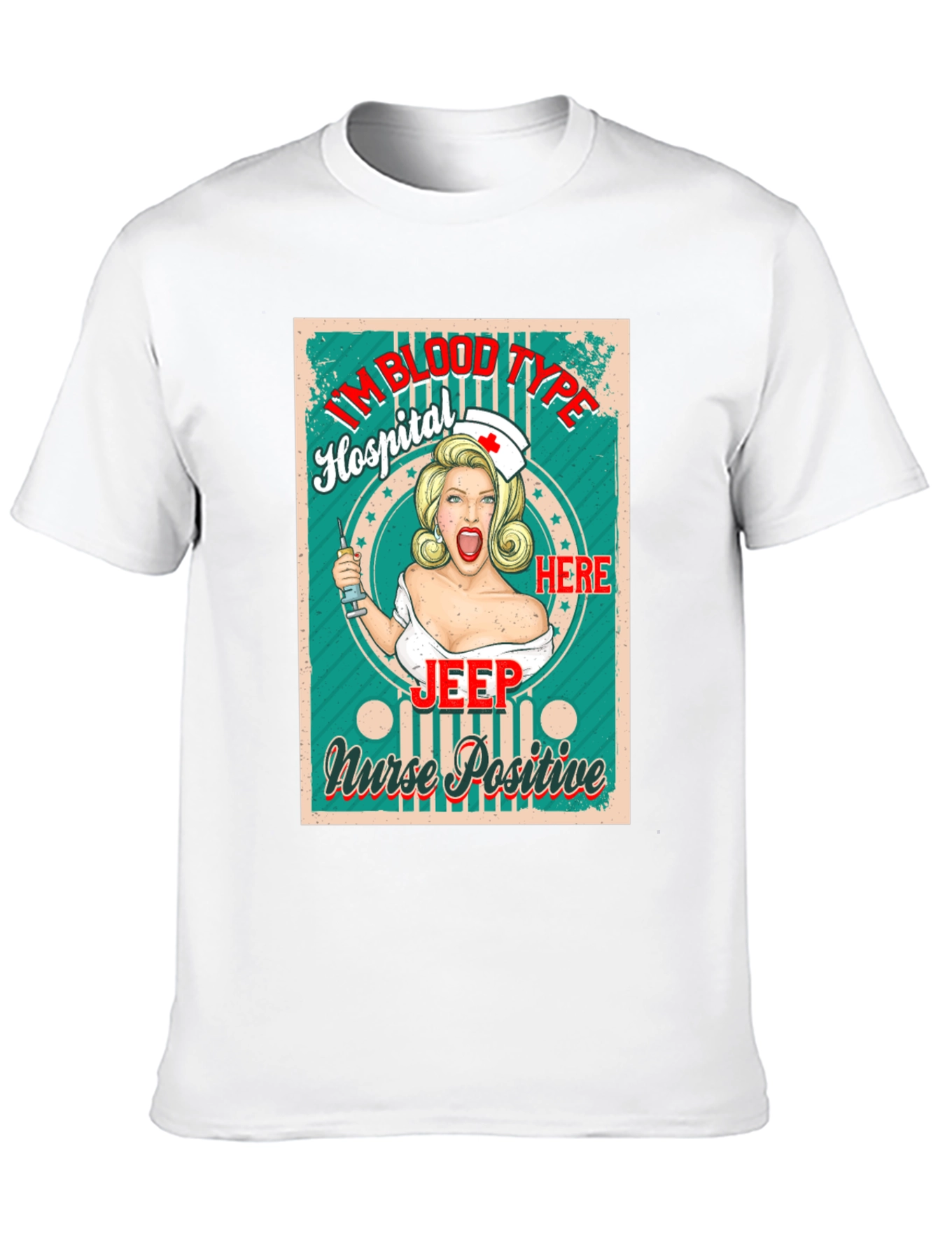 Black Nurse Jeep T-Shirt view 10