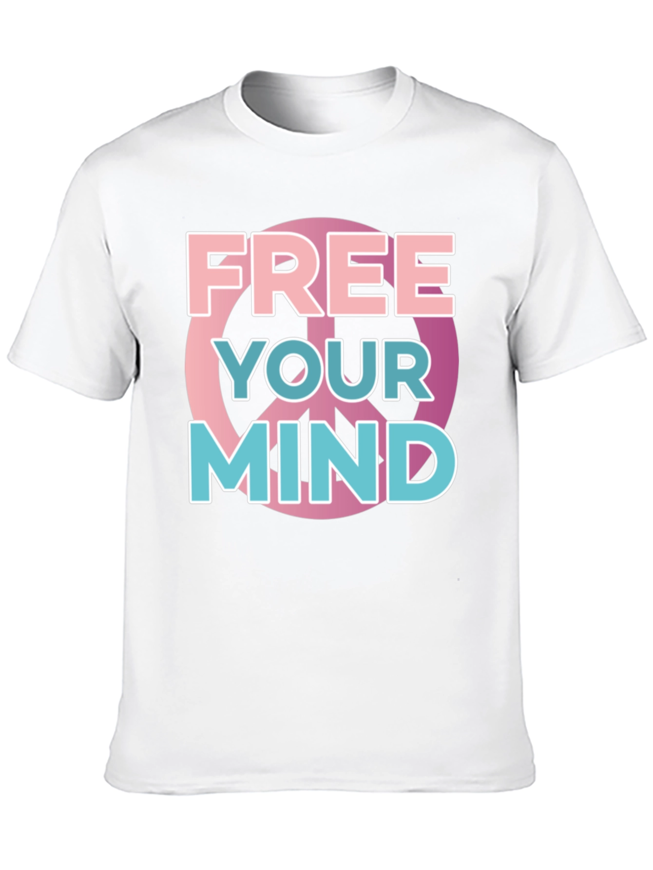 Black Free Your Mind Graphic Tee - Black Cotton Blend view 10