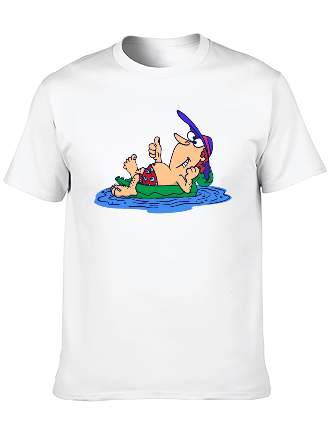 Black Funny Cartoon Relaxing T-Shirt view 10