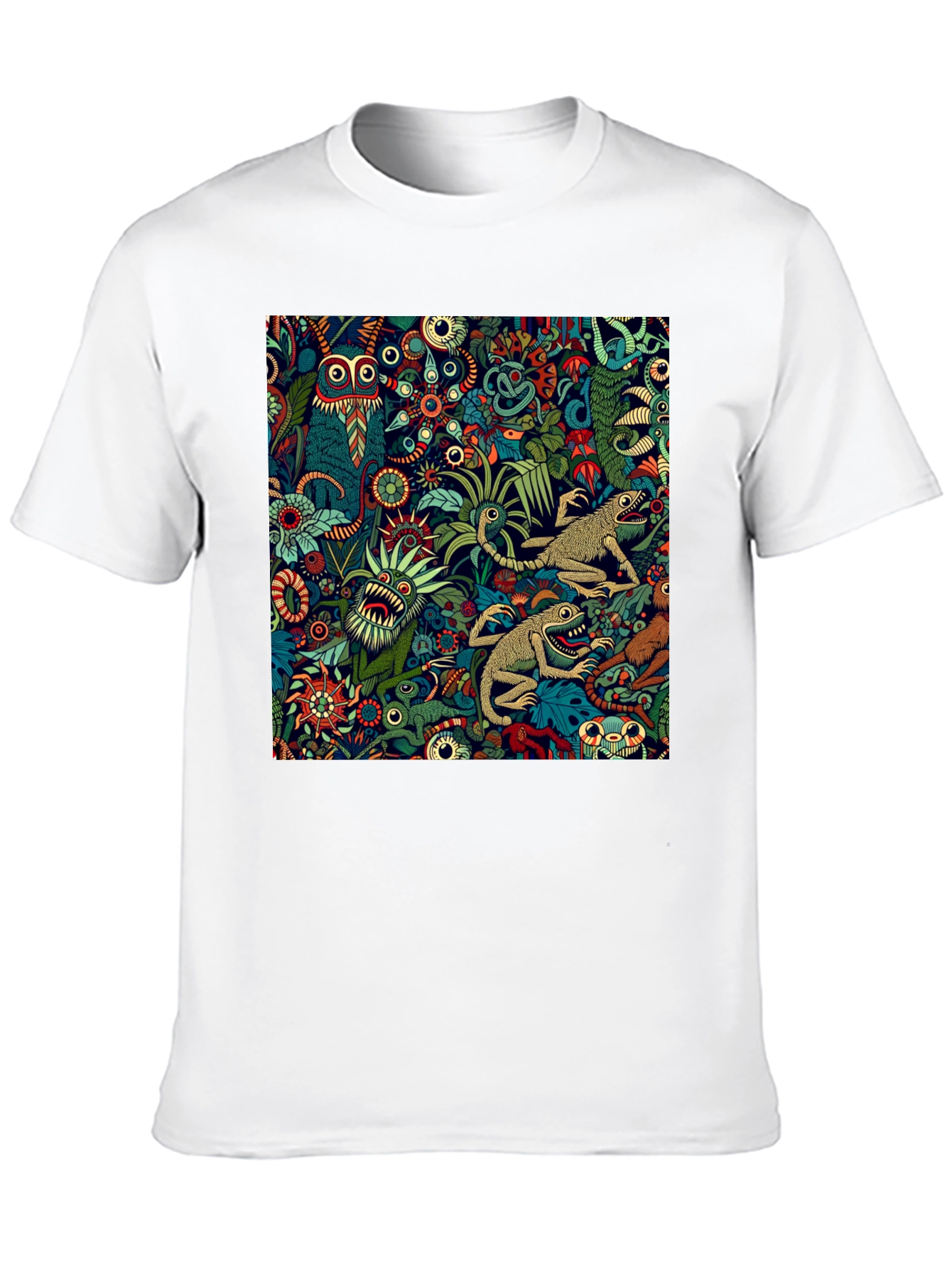 Black Funky Frogs Graphic Tee view 10