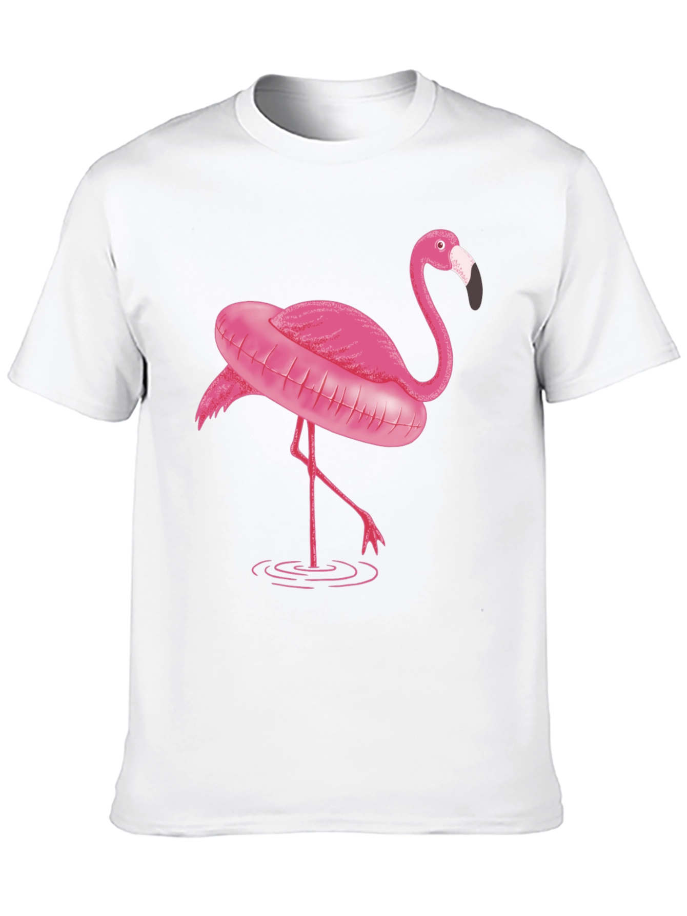 Black Flamingo T-Shirt - Black Graphic Tee view 10