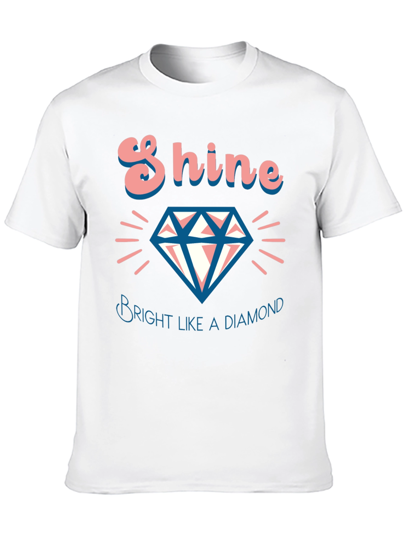 Black Shine Bright Like a Diamond T-Shirt view 10