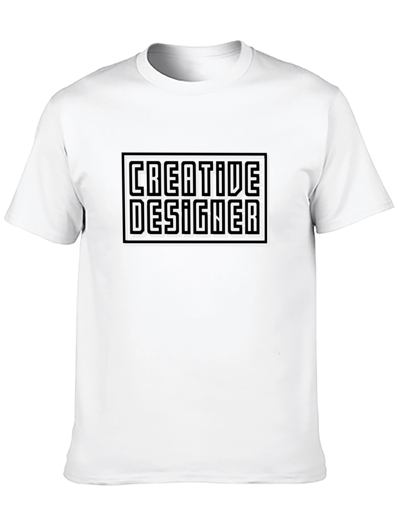 Creative Designer Black T-Shirt - 10