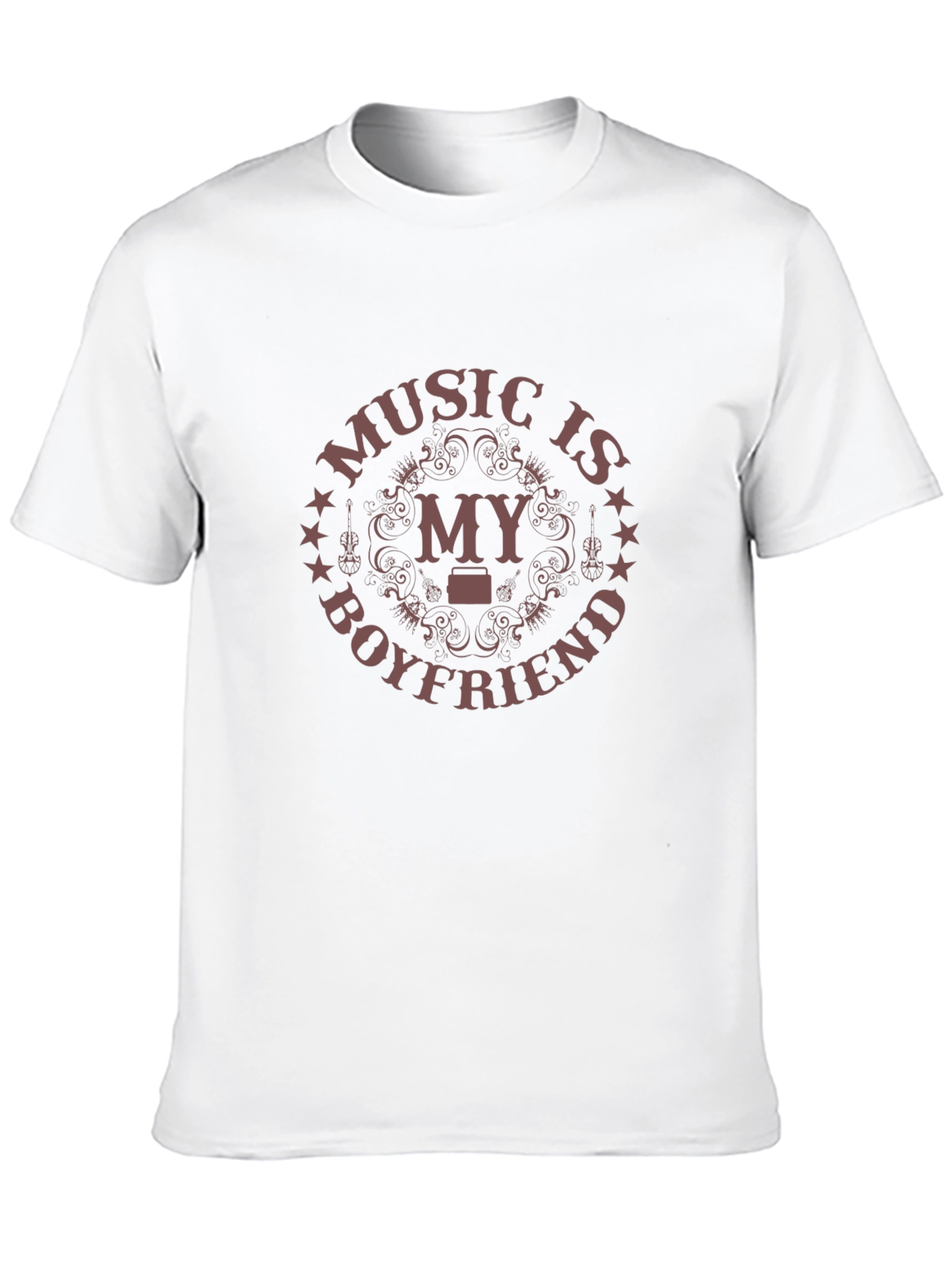 Black Music Is My Boyfriend T-Shirt - Unique Graphic Tee view 10
