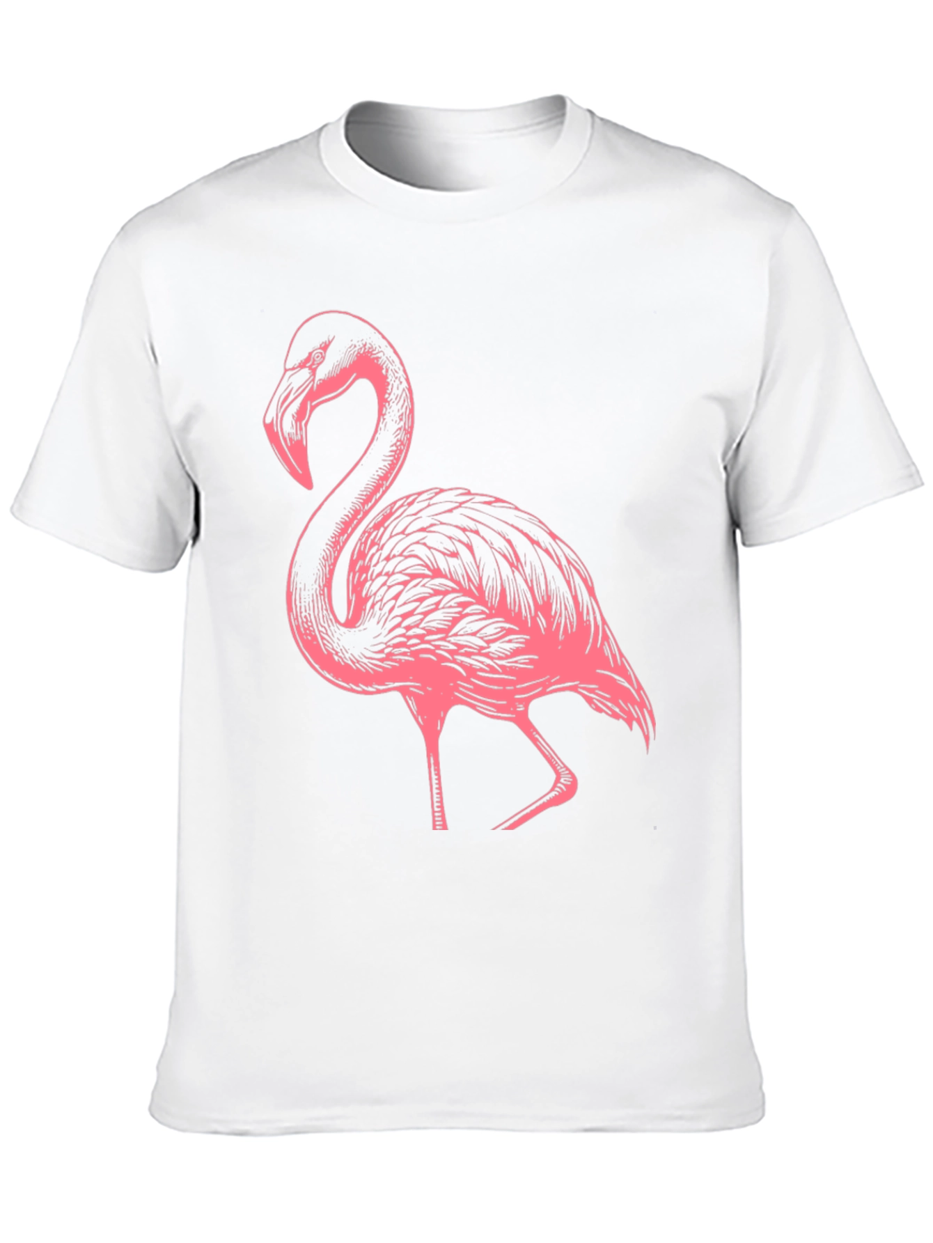 Black Flamingo Graphic Tee - Black Casual Shirt view 10
