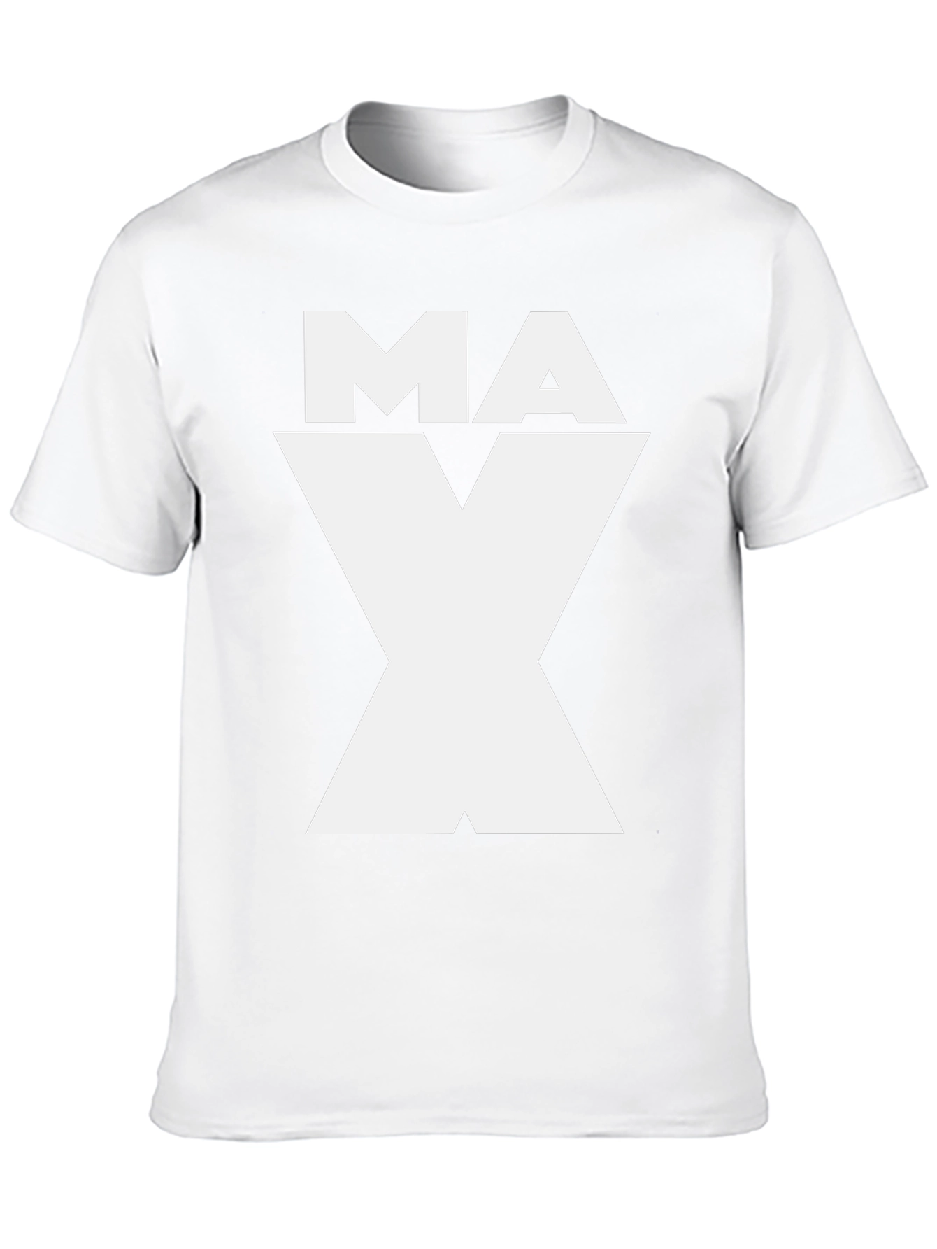 Black MAX Graphic Tee - Black Cotton Blend Shirt view 10
