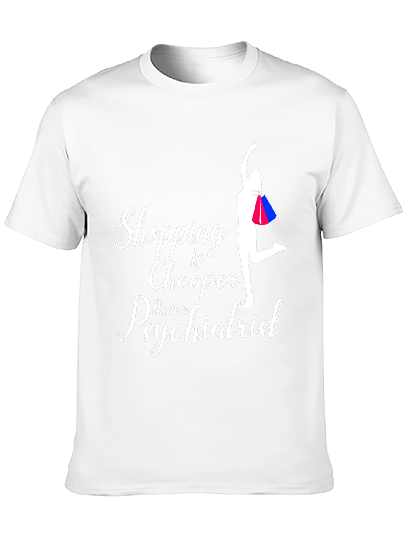 Black Shopping is Cheaper T-Shirt view 10