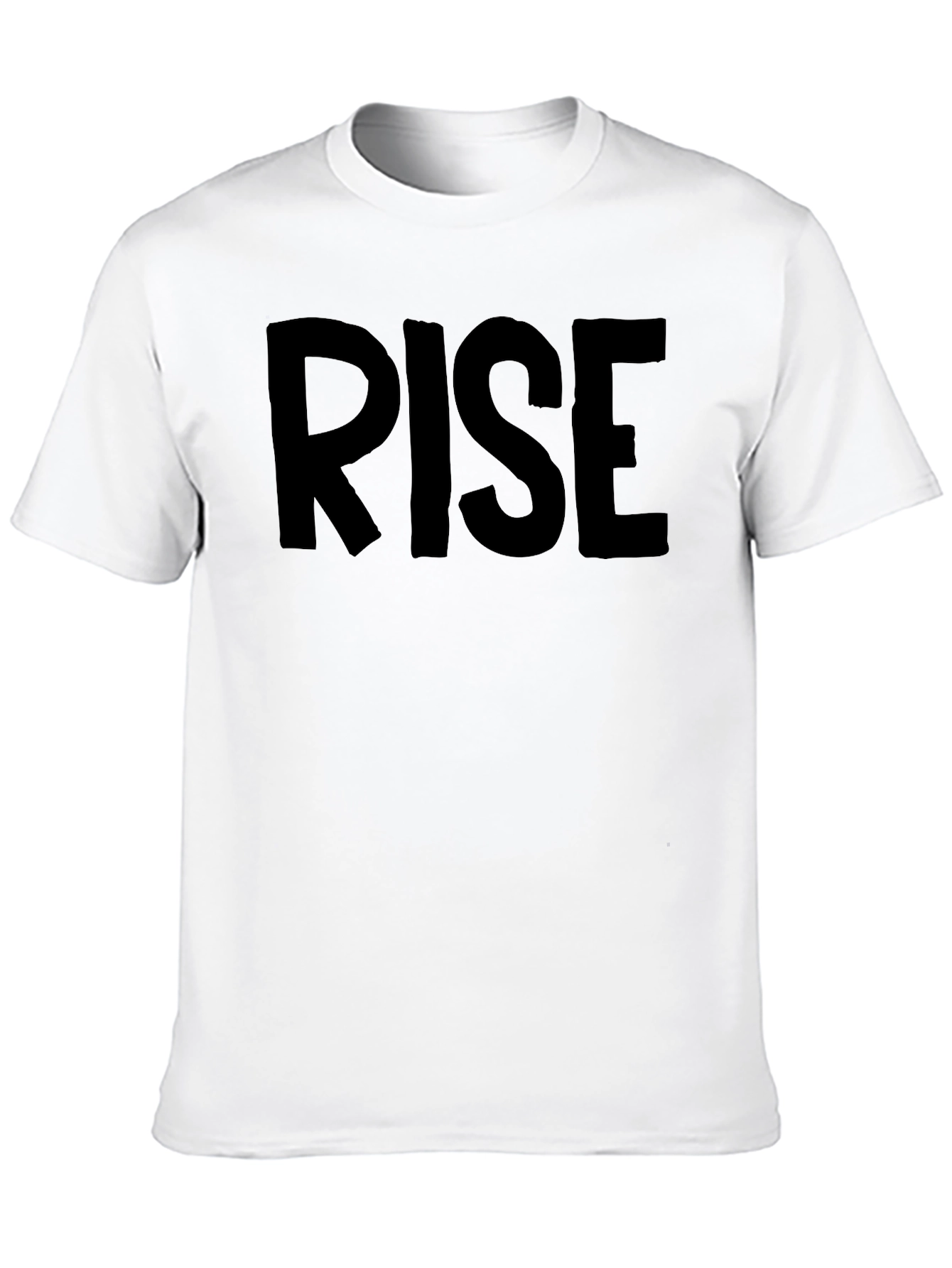 RISE Graphic Tee - Bold Black T-Shirt - 10
