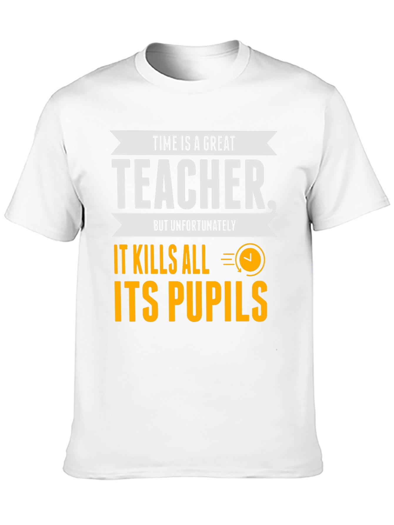 Black Time is a Great Teacher Graphic Tee view 10