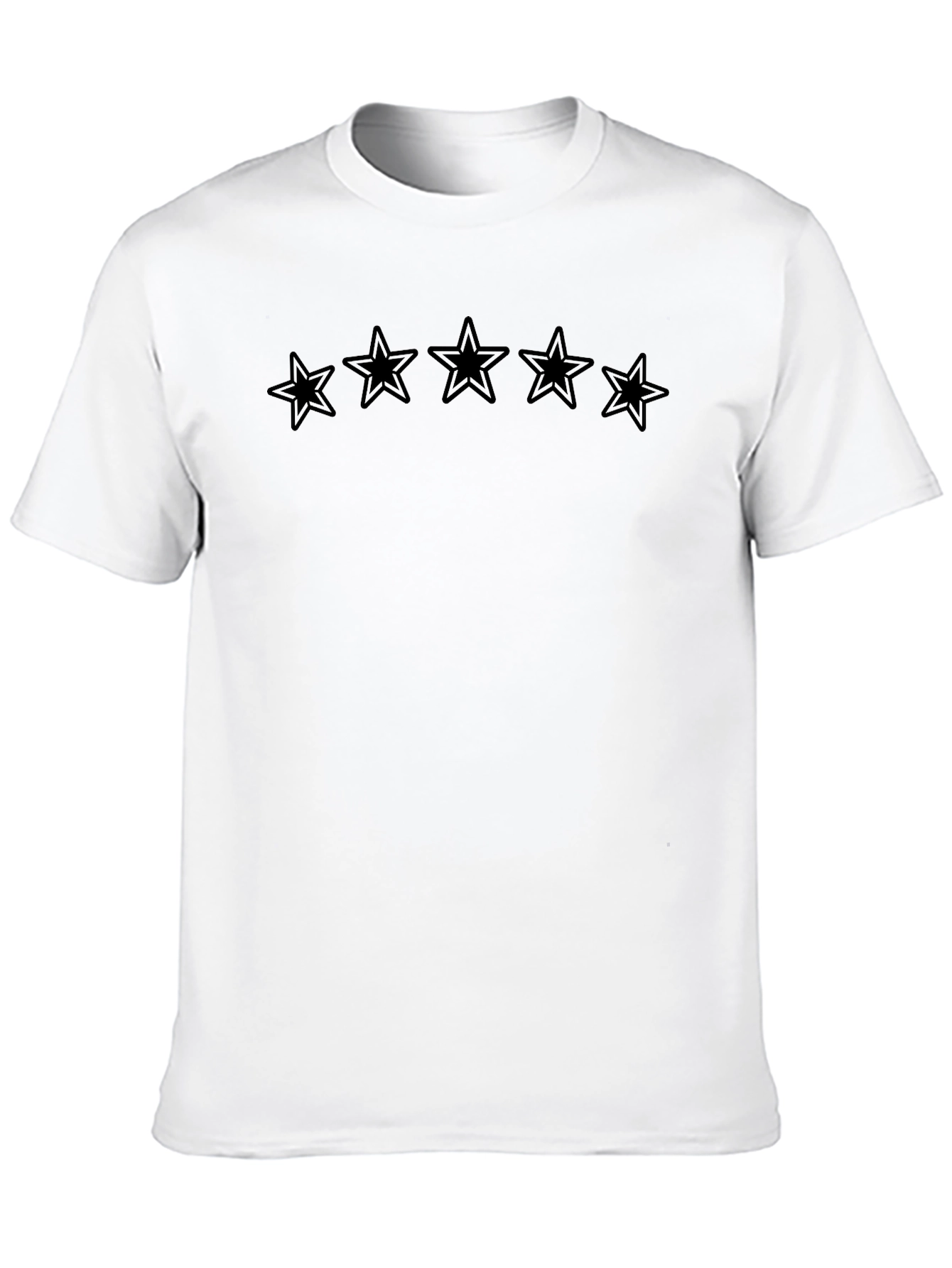 Black Five Star Black Graphic Tee - Men's Modern Fit view 10