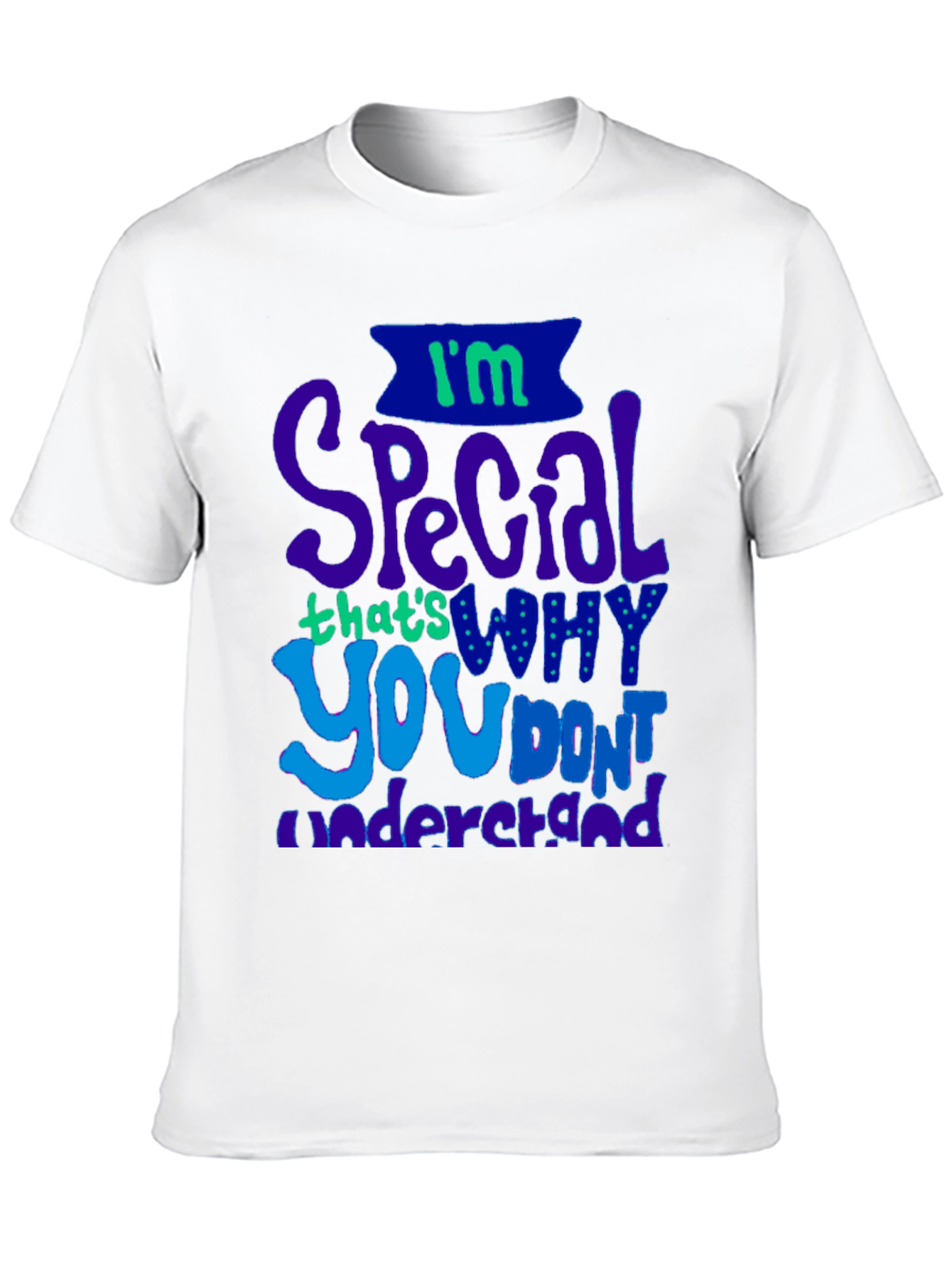 Black I'm Special T-Shirt view 10