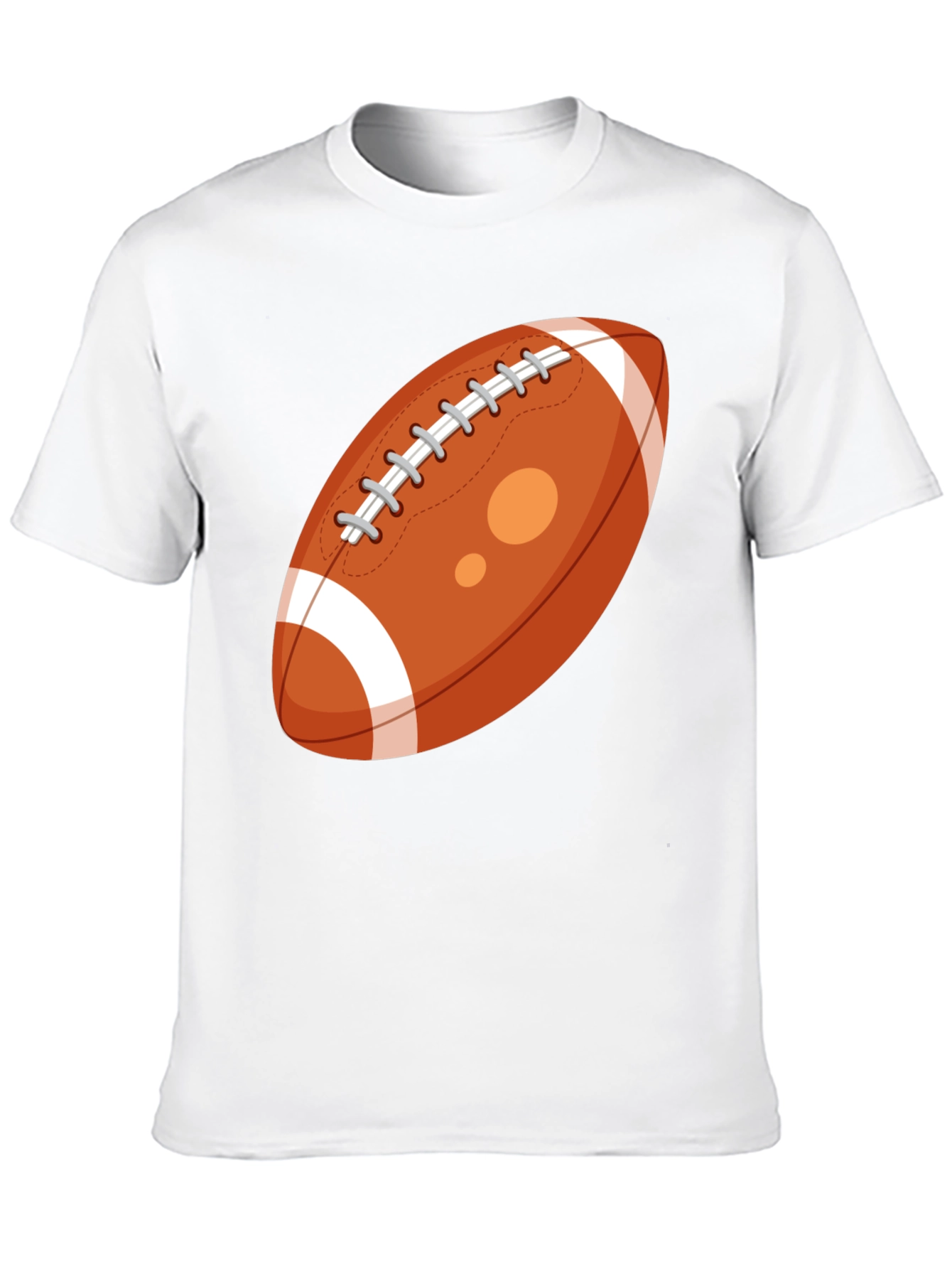 Black Football Graphic Tee - Casual Black T-Shirt for Sports Fans view 10