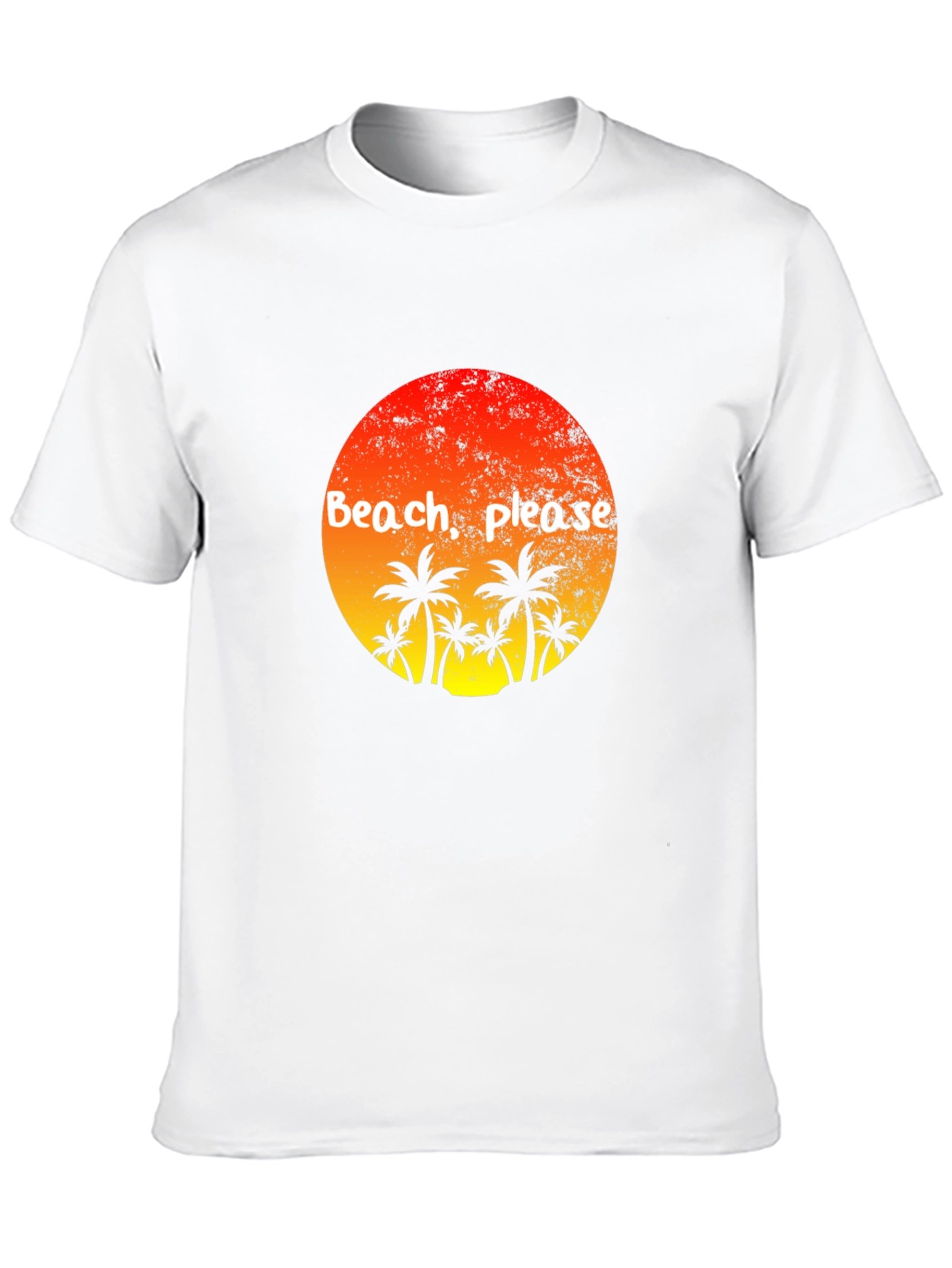 Black Beach Please Palm Tree T-Shirt - Tropical Vibes view 10