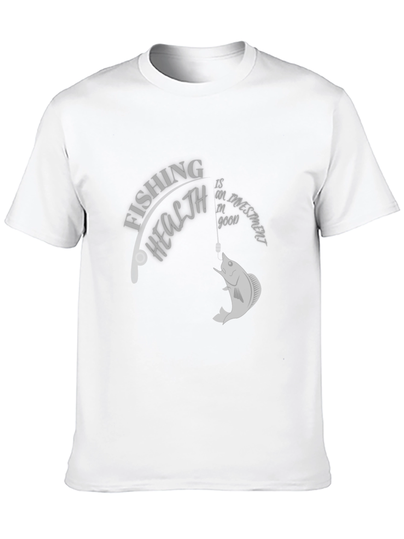 Black Fishing is an Investment in Good Health T-Shirt view 10