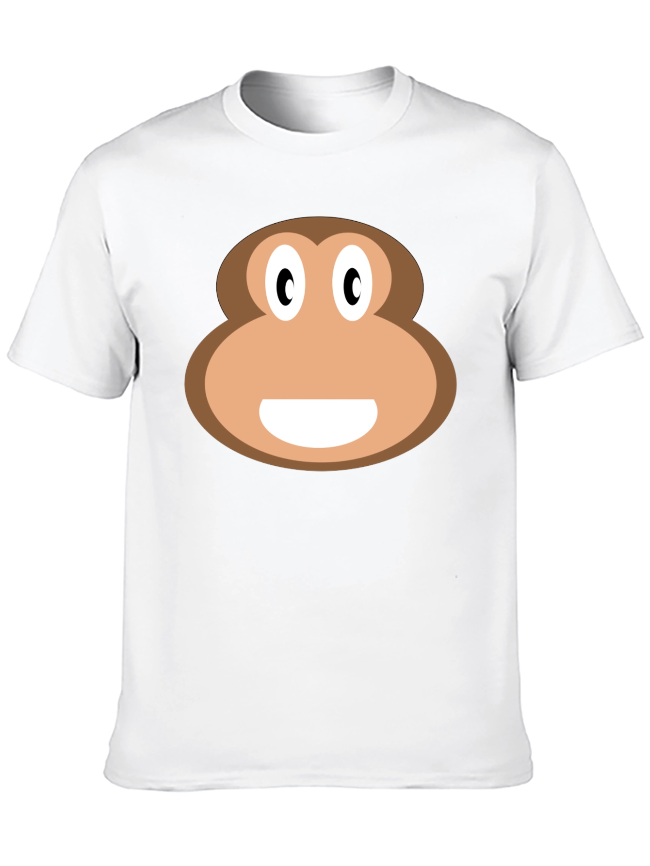 Black Monkey Face Graphic T-Shirt - Fun & Casual view 10