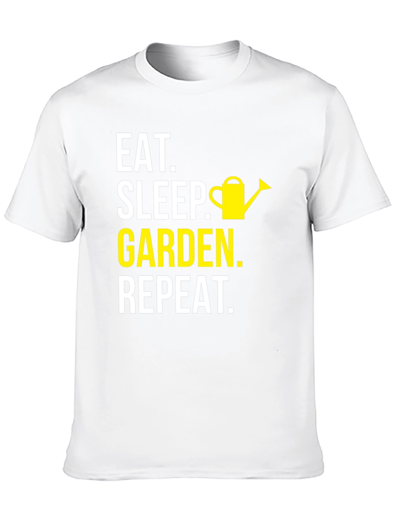 Black Eat Sleep Garden Repeat Black T-Shirt view 10
