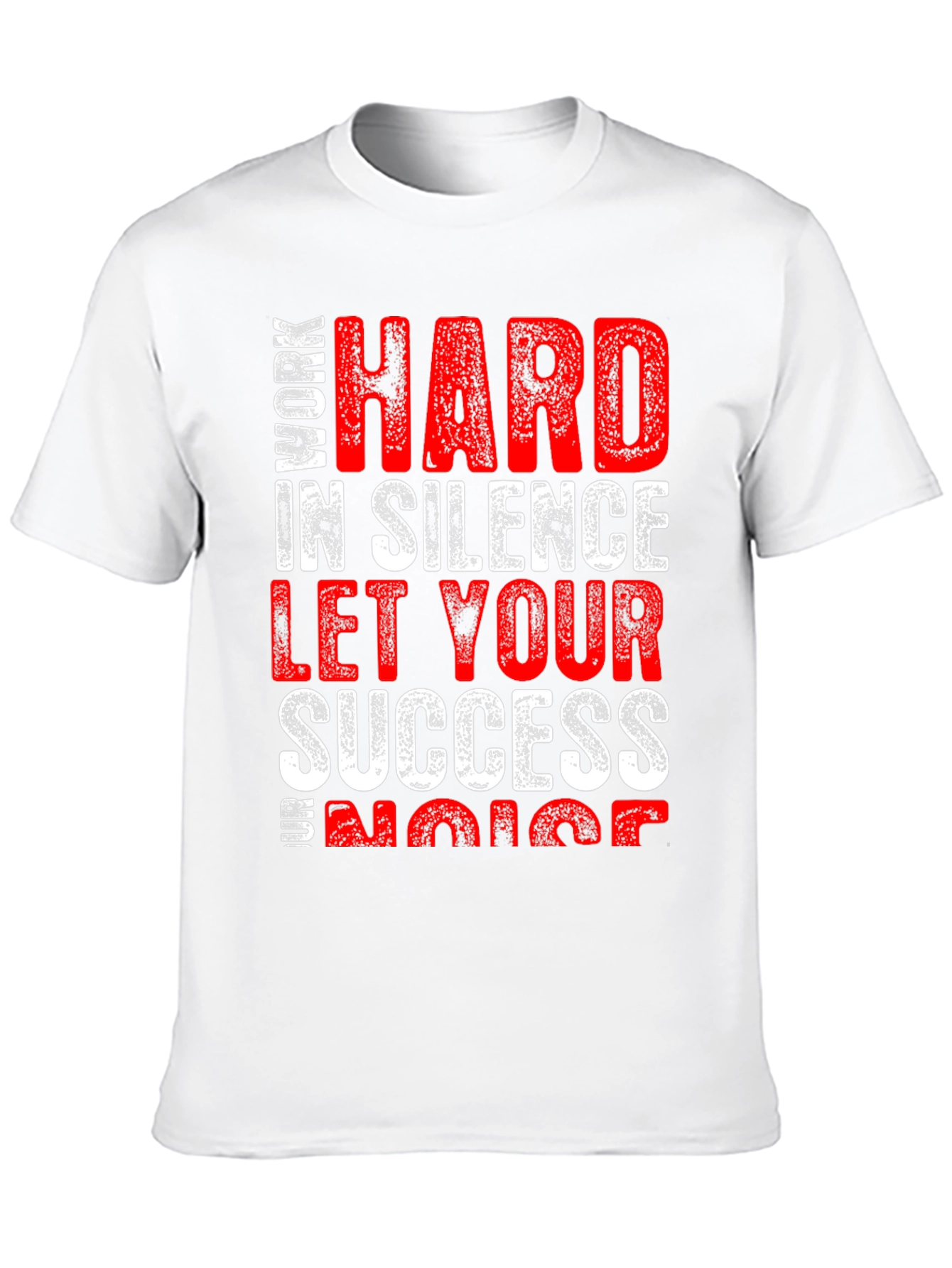 Black Work Hard in Silence Graphic Tee view 10