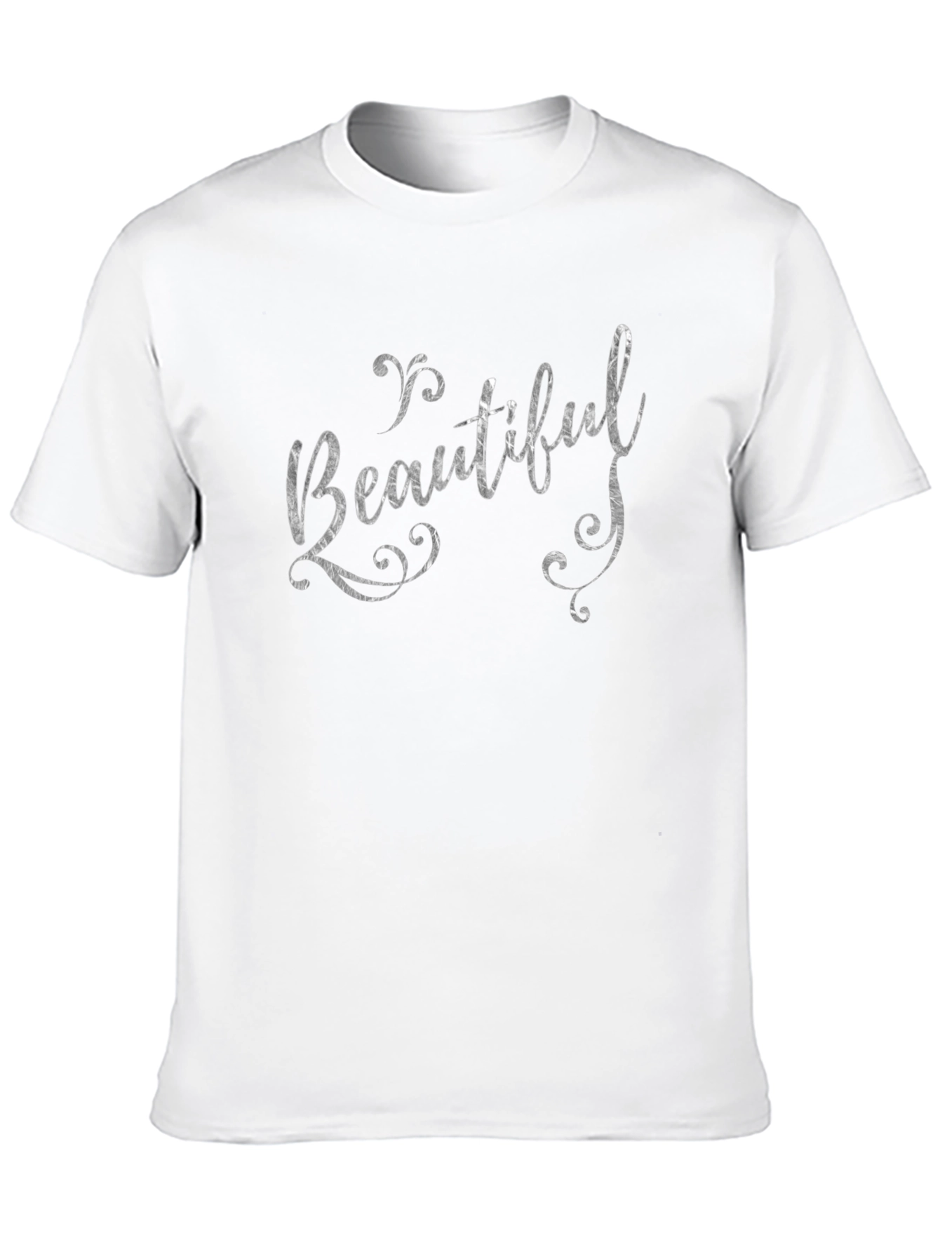 Black Beautiful Graphic Tee - Stylish Black Cotton Shirt view 10