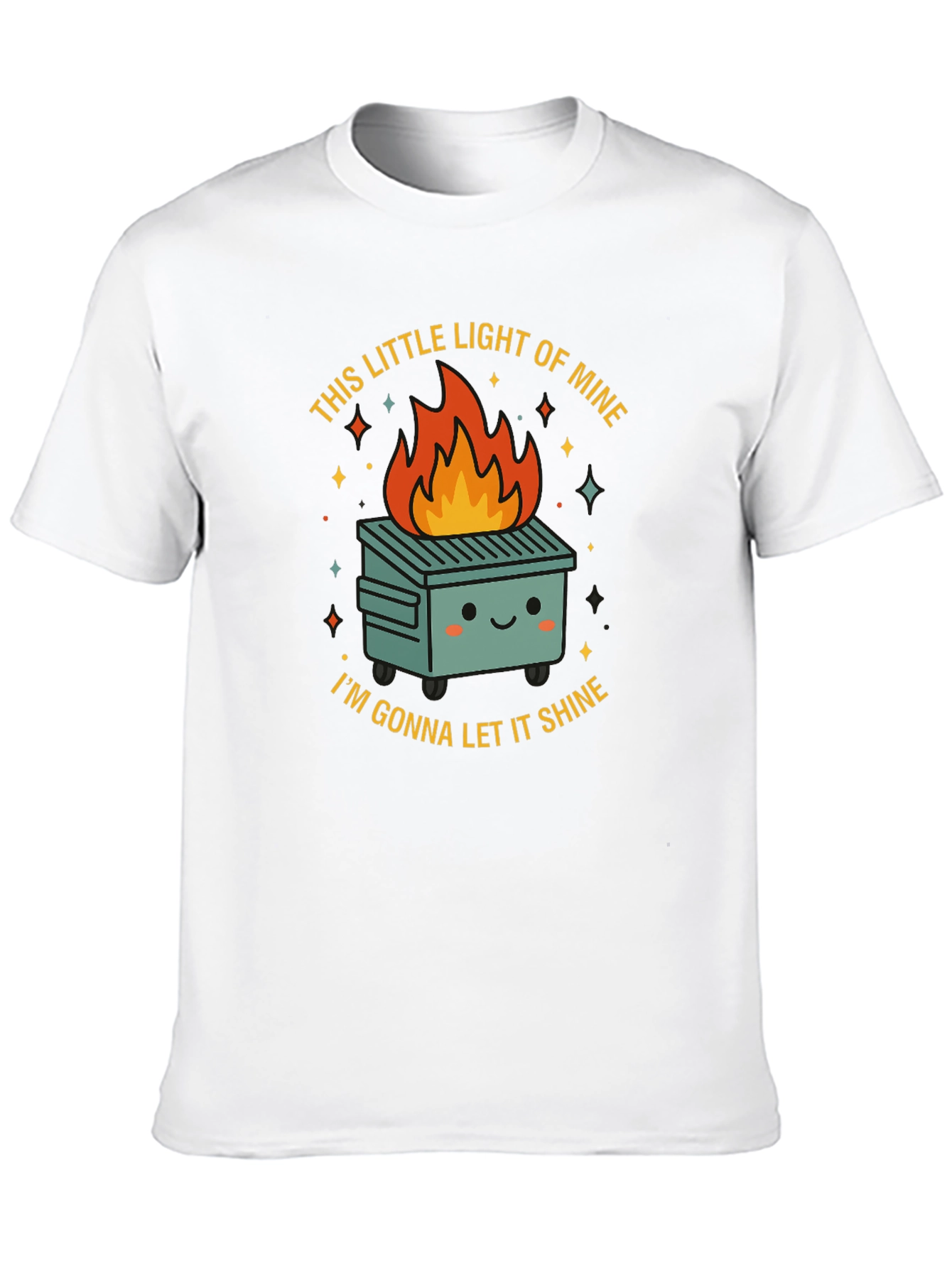 Black Dumpster Fire T-Shirt - This Little Light of Mine view 10