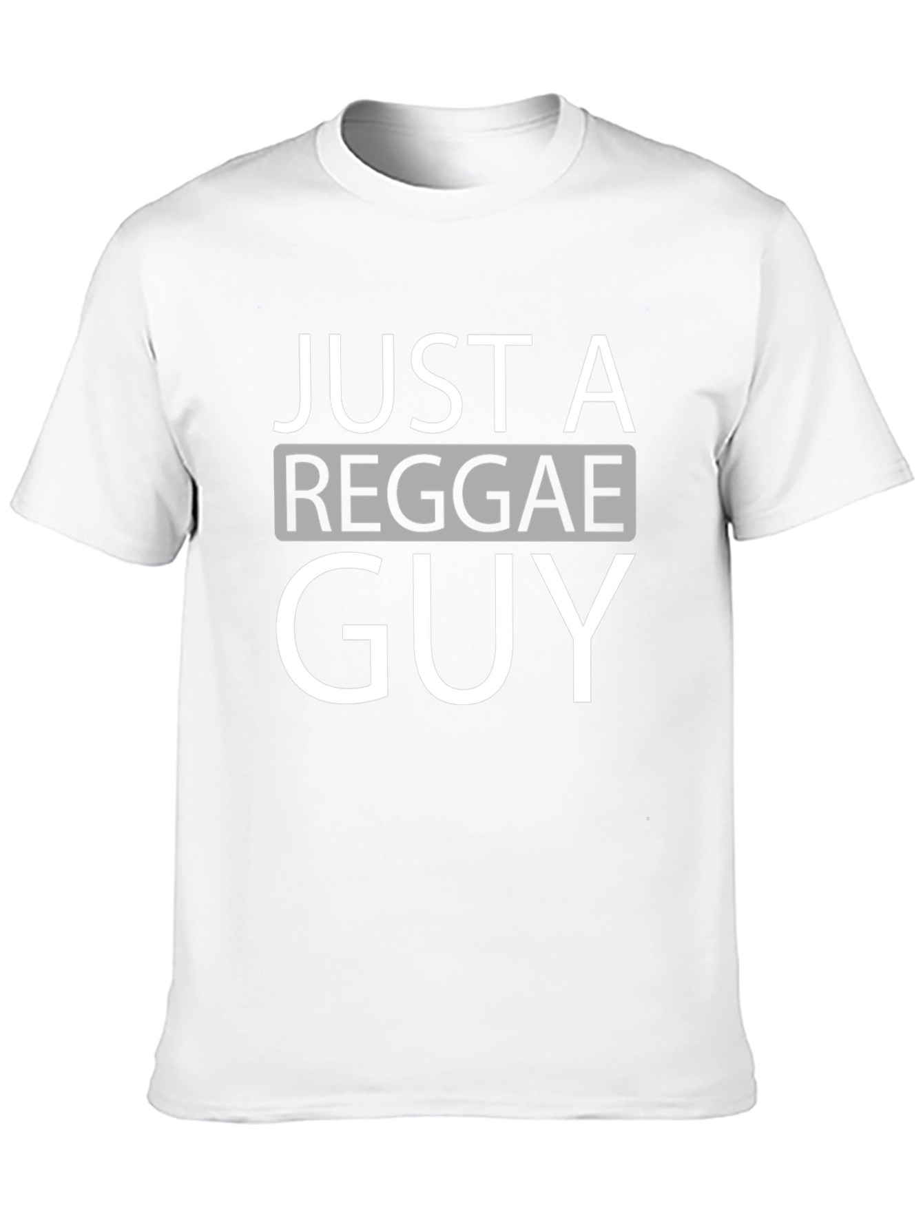 Black Just a Reggae Guy T-Shirt Black view 10