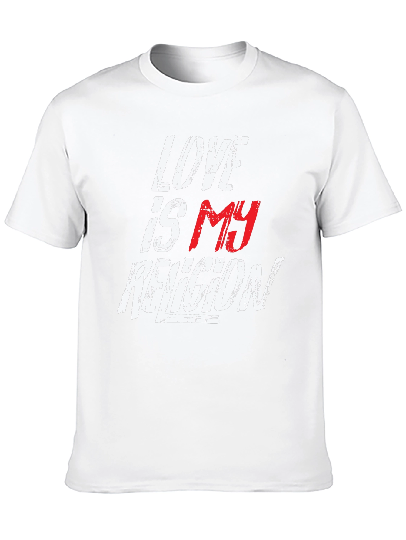 Love is My Religion Graphic Tee - Black - 10