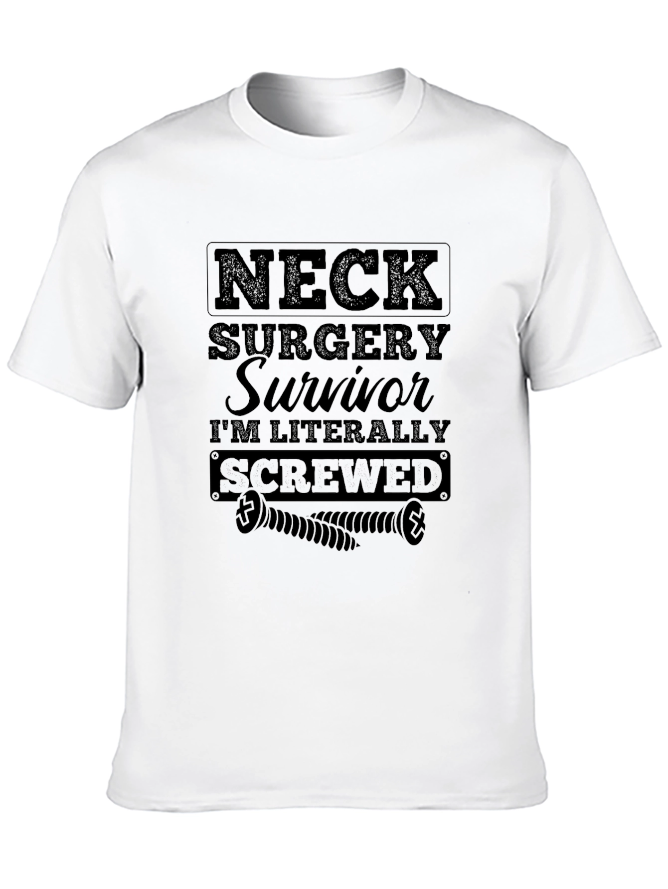 Black Neck Surgery Survivor Graphic Tee view 10