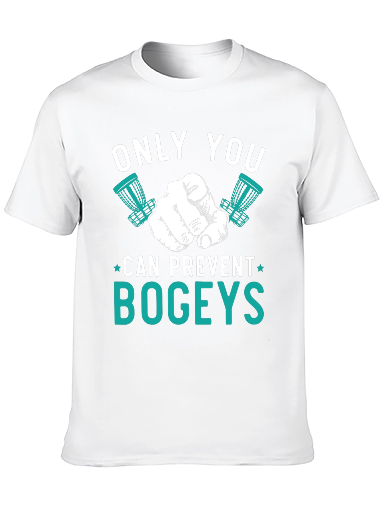 Black Only You Can Prevent Bogeys T-Shirt view 10