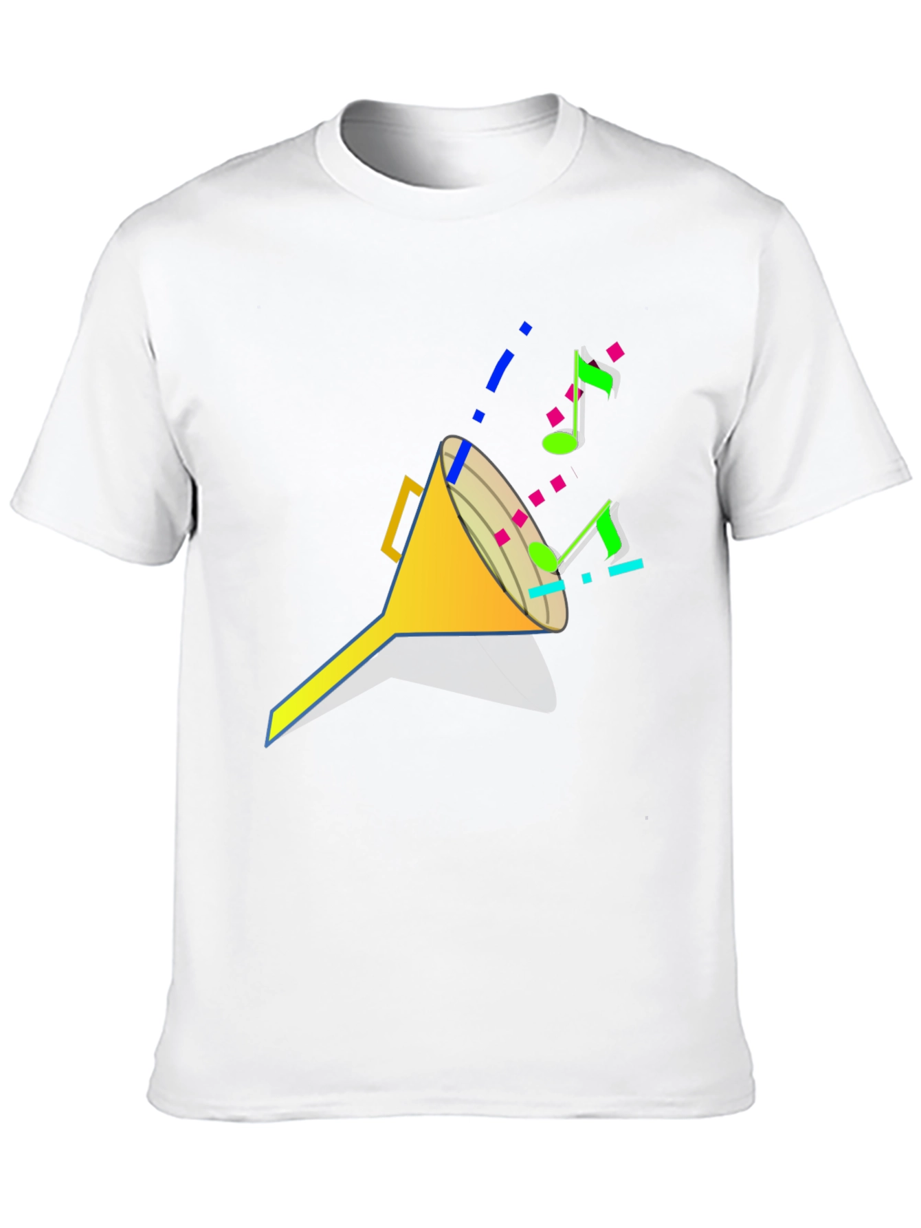 Black Funnel of Music Black T-Shirt - Cool Design view 10