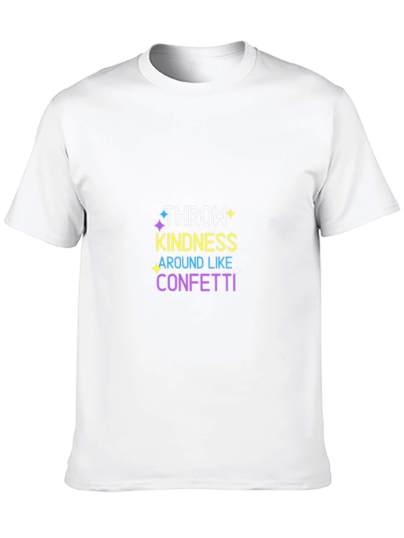 Black Kindness Confetti Graphic T-Shirt - Black view 10