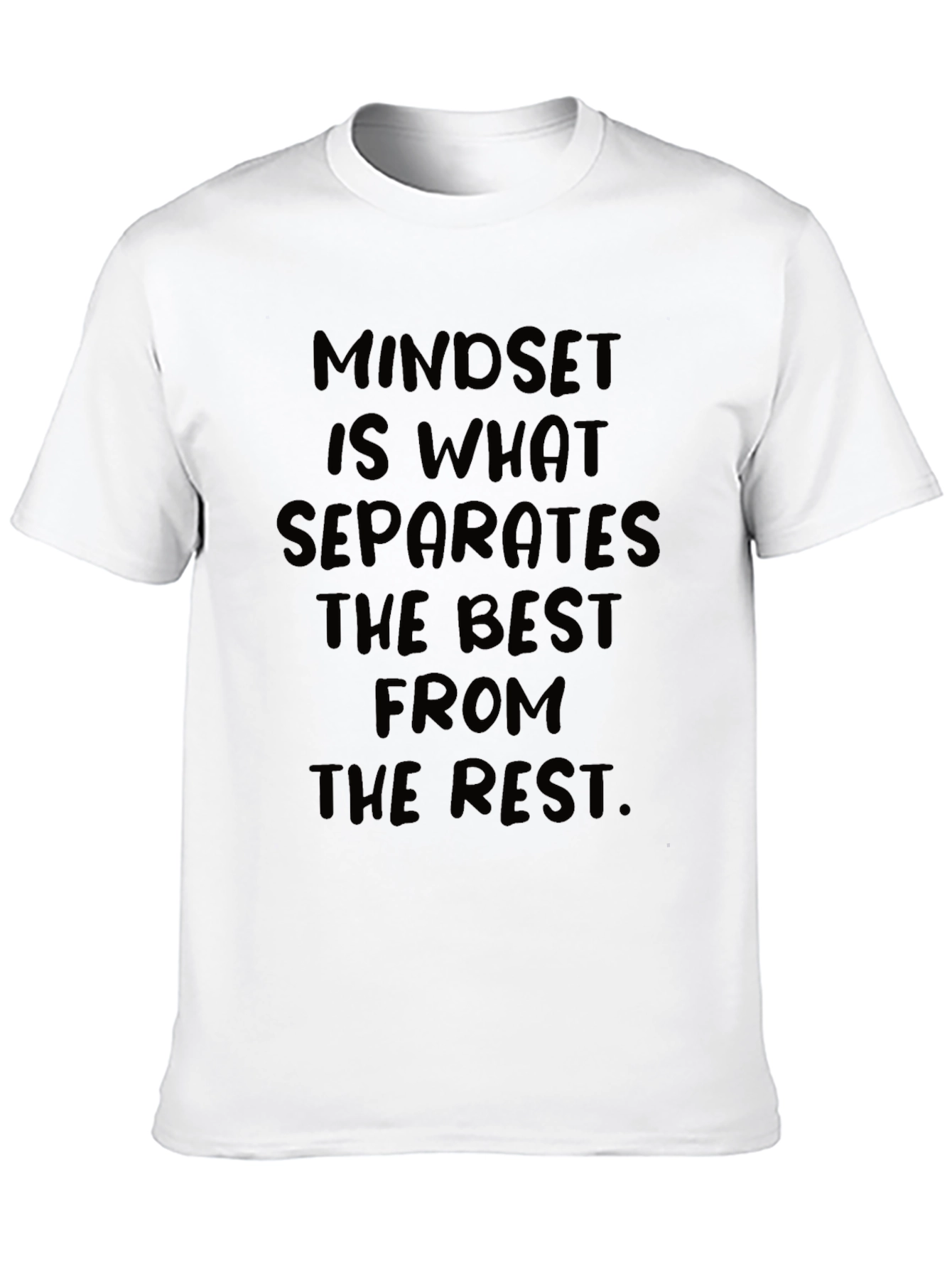 Black Mindset T-Shirt - Best From The Rest Black Tee view 10