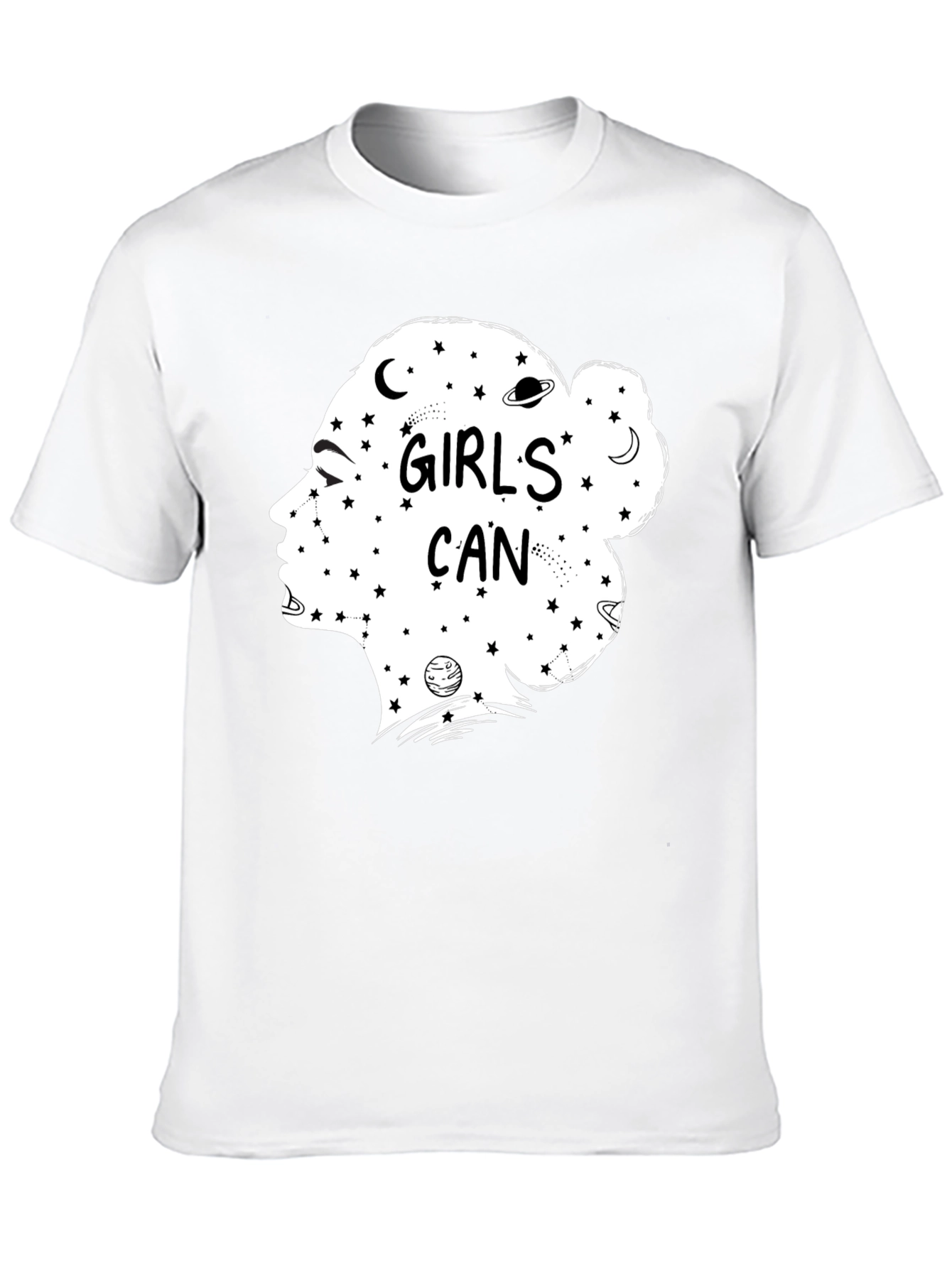 Black Girls Can Black T-Shirt - Empowering Graphic Tee view 10