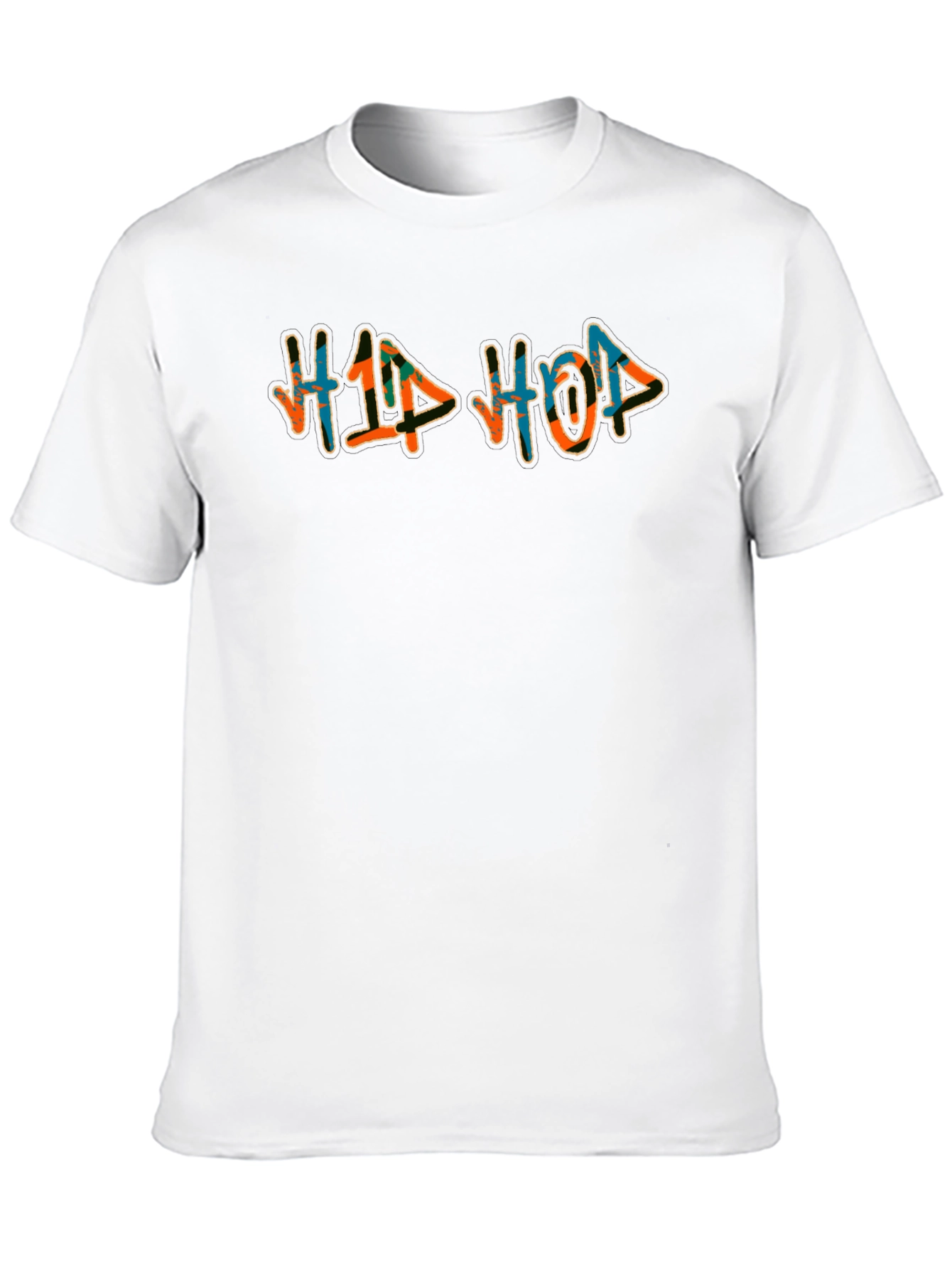 Black Hip Hop Graphic Tee - Cool Casual Style view 10