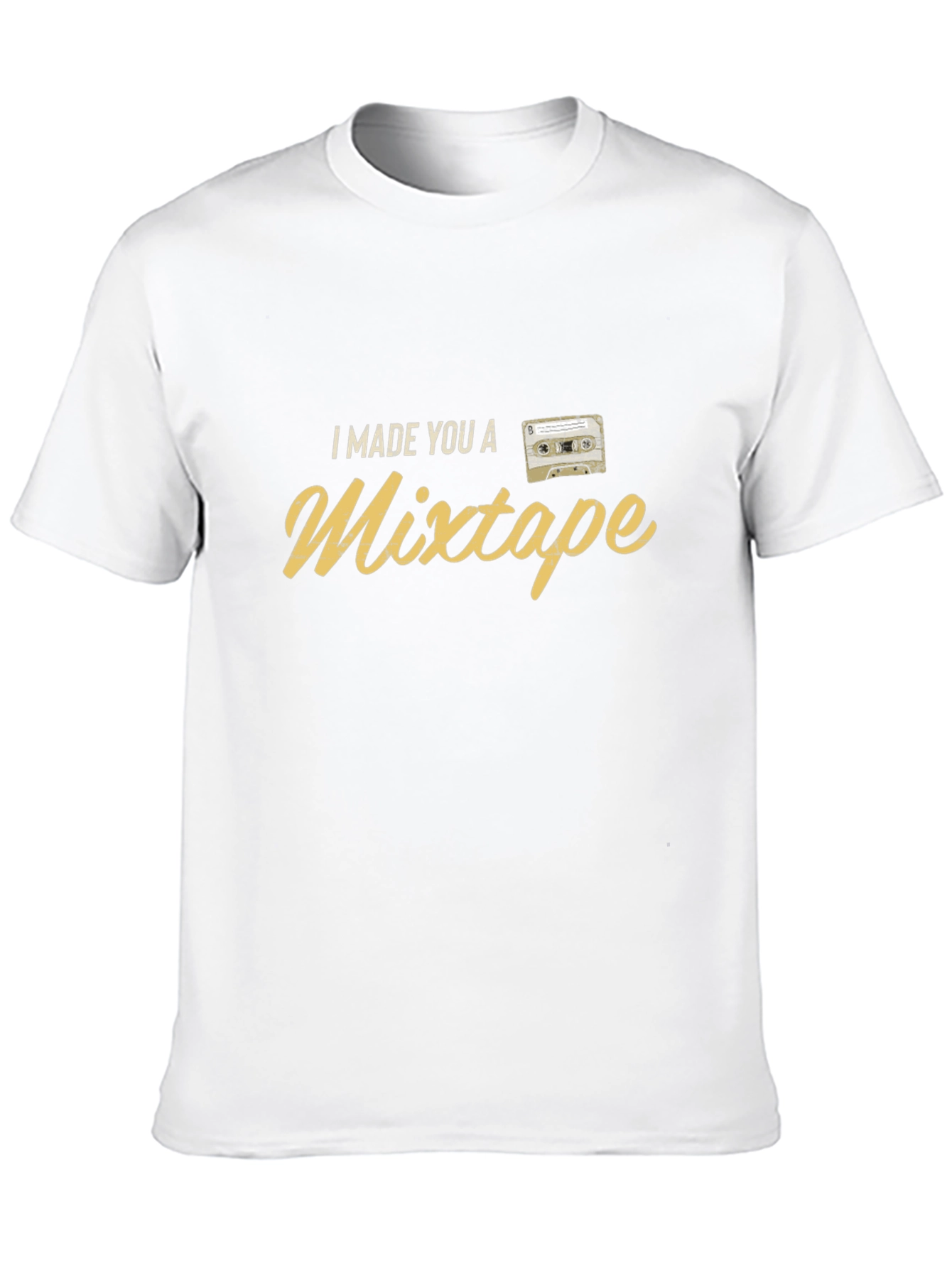 Black I Made You a Mixtape Graphic T-Shirt view 10