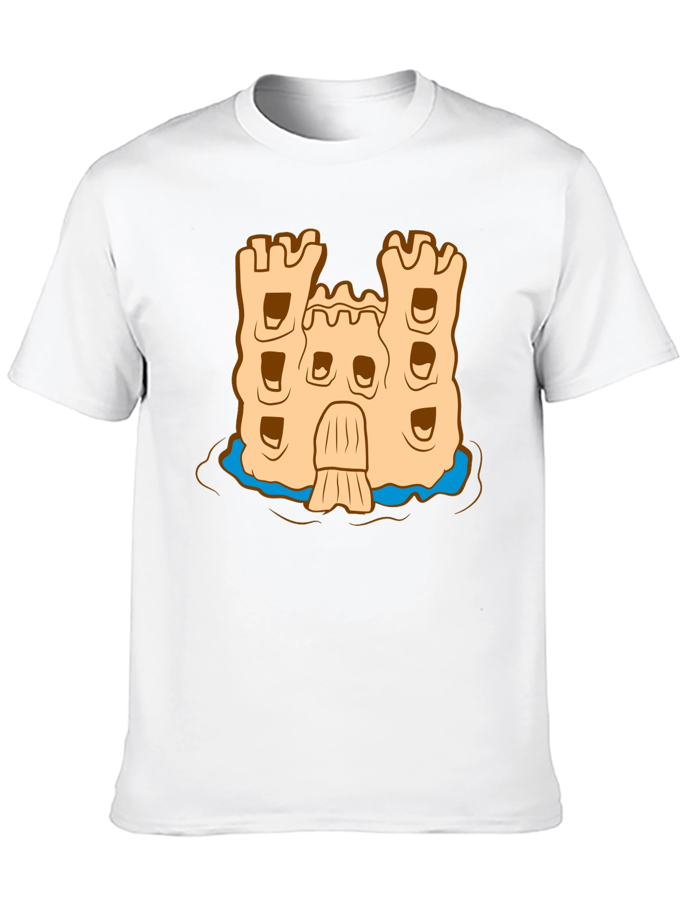 Black Sandcastle Graphic Tee - Beach Vibes view 10