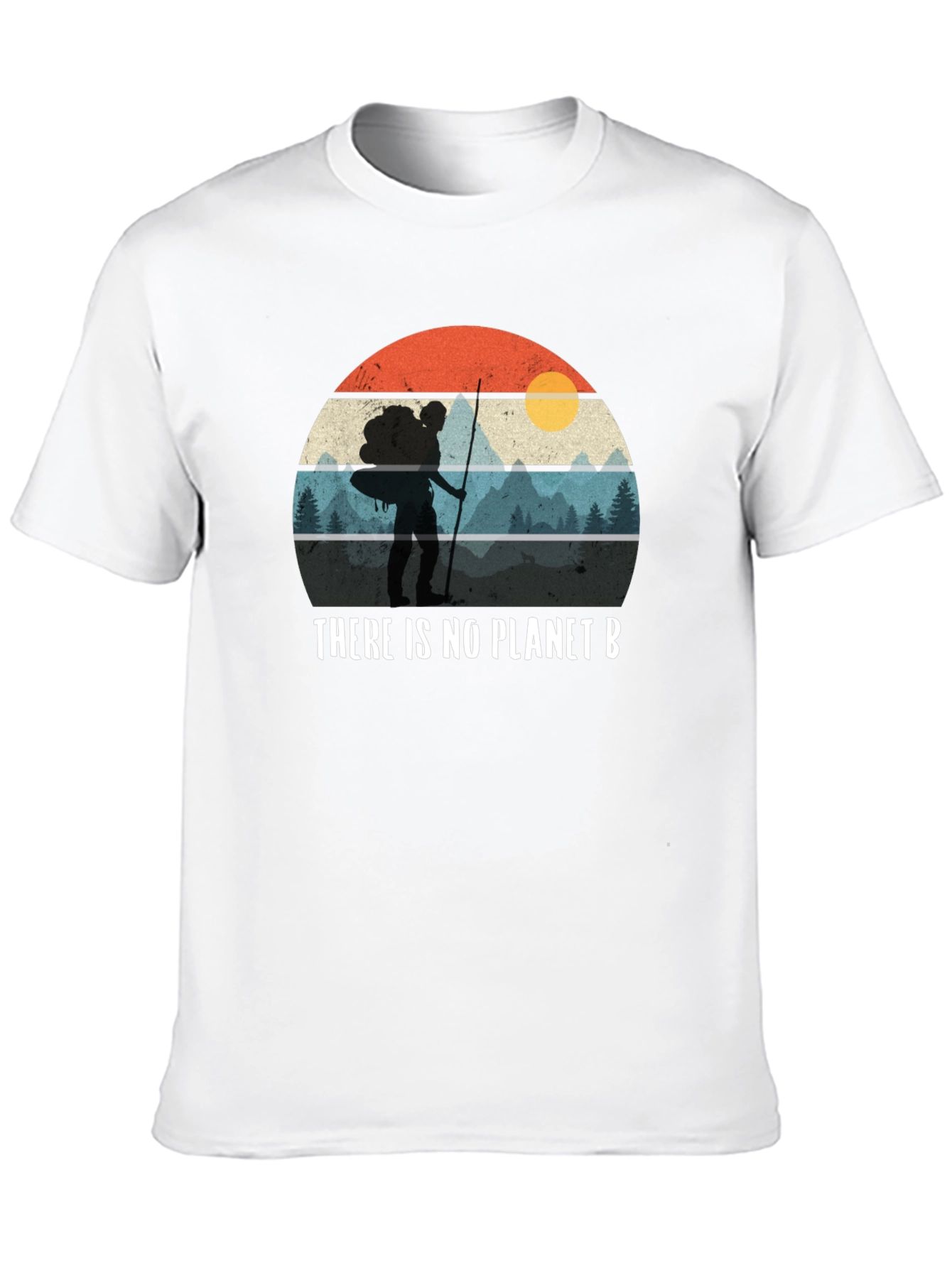 Black No Planet B Graphic Tee - Hiker Design view 10