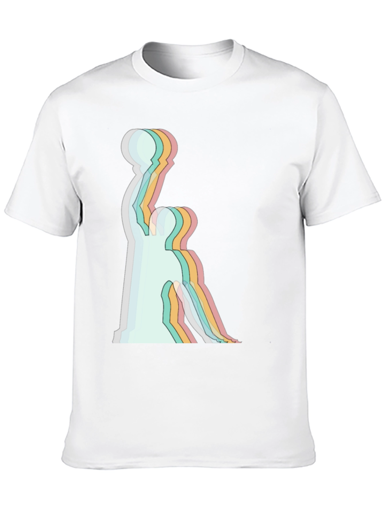 Black Retro Basketball Player Graphic Tee - Black Cotton T-Shirt view 10