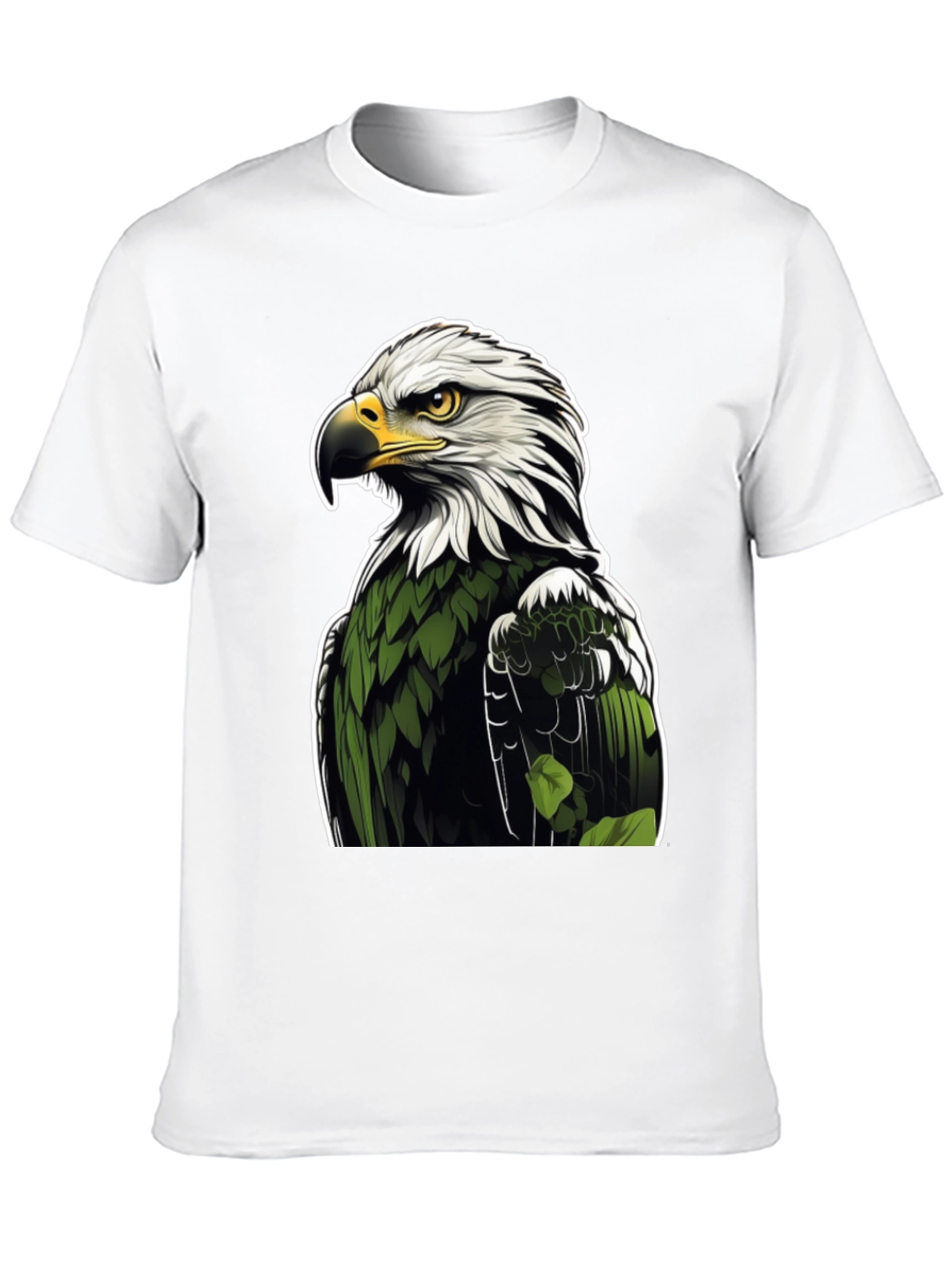 Black Eagle Graphic Print Black T-Shirt view 10